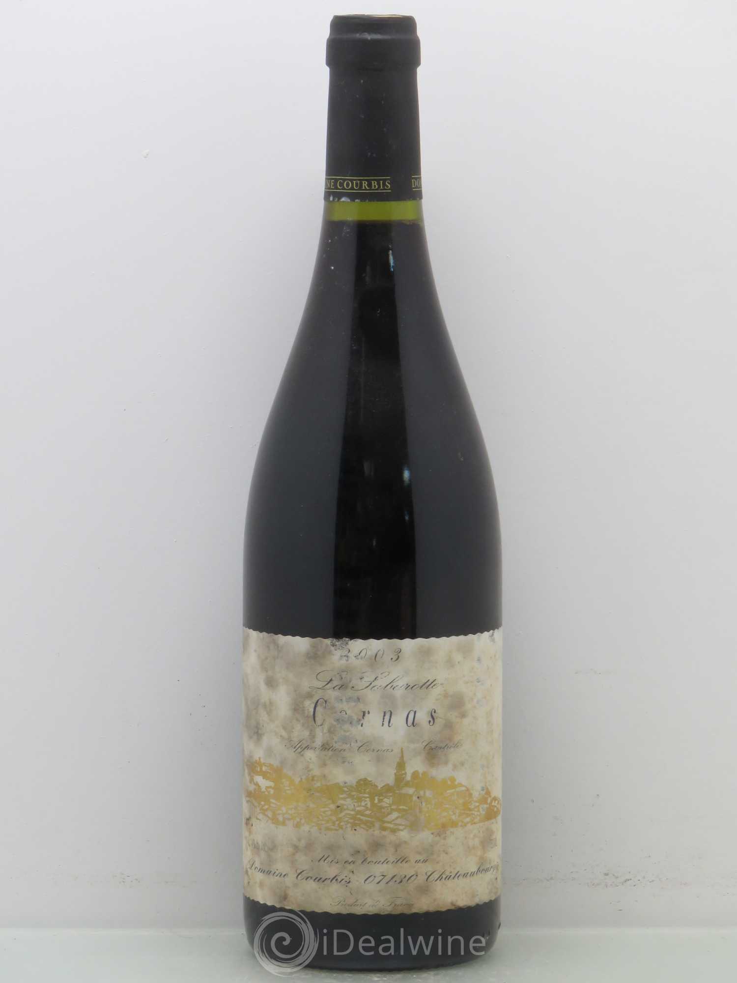 Cornas La Sabarotte Courbis 2003 - Lot de 1 bouteille - 0
