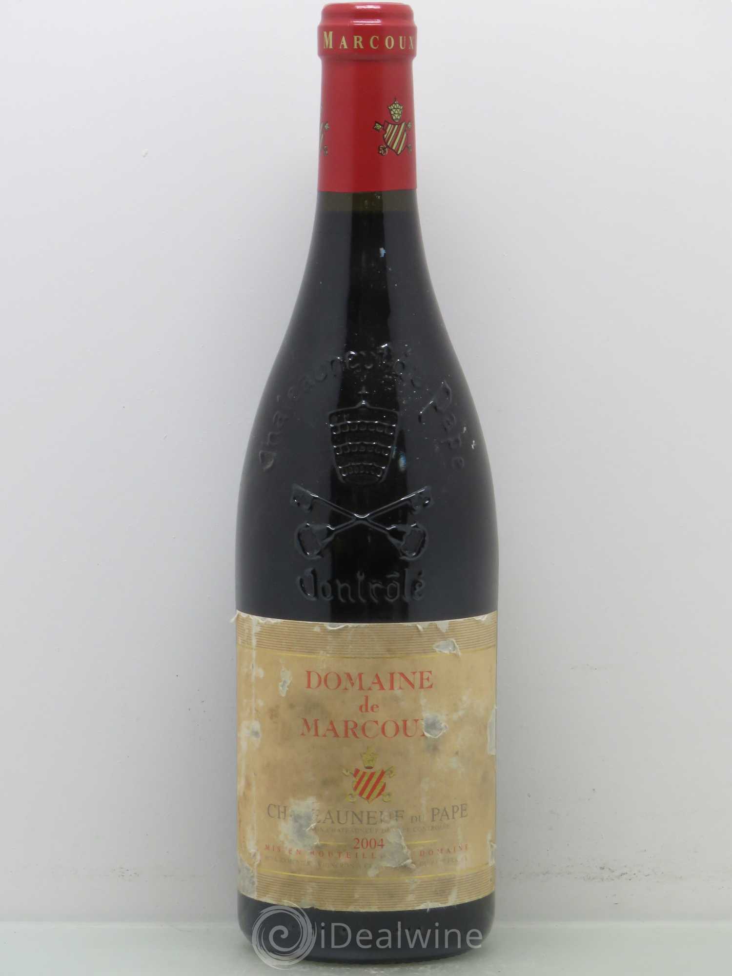 Châteauneuf-du-Pape Marcoux (Domaine de) 2004 - Lot de 1 bouteille - 0