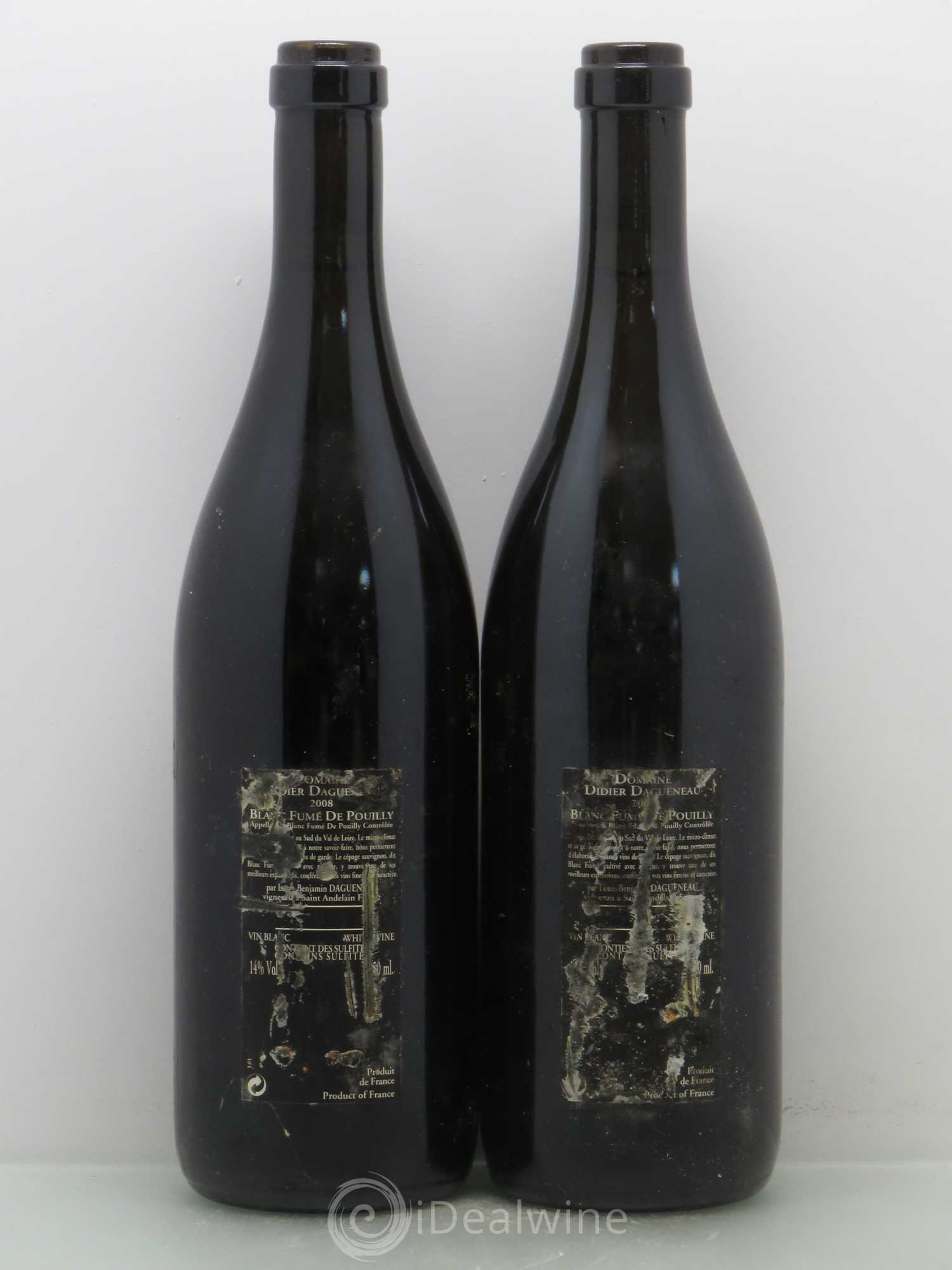 Vin de France (anciennement Pouilly-Fumé) Silex Dagueneau (Domaine Didier - Louis-Benjamin) 2008 - Lot de 2 bouteilles - 1