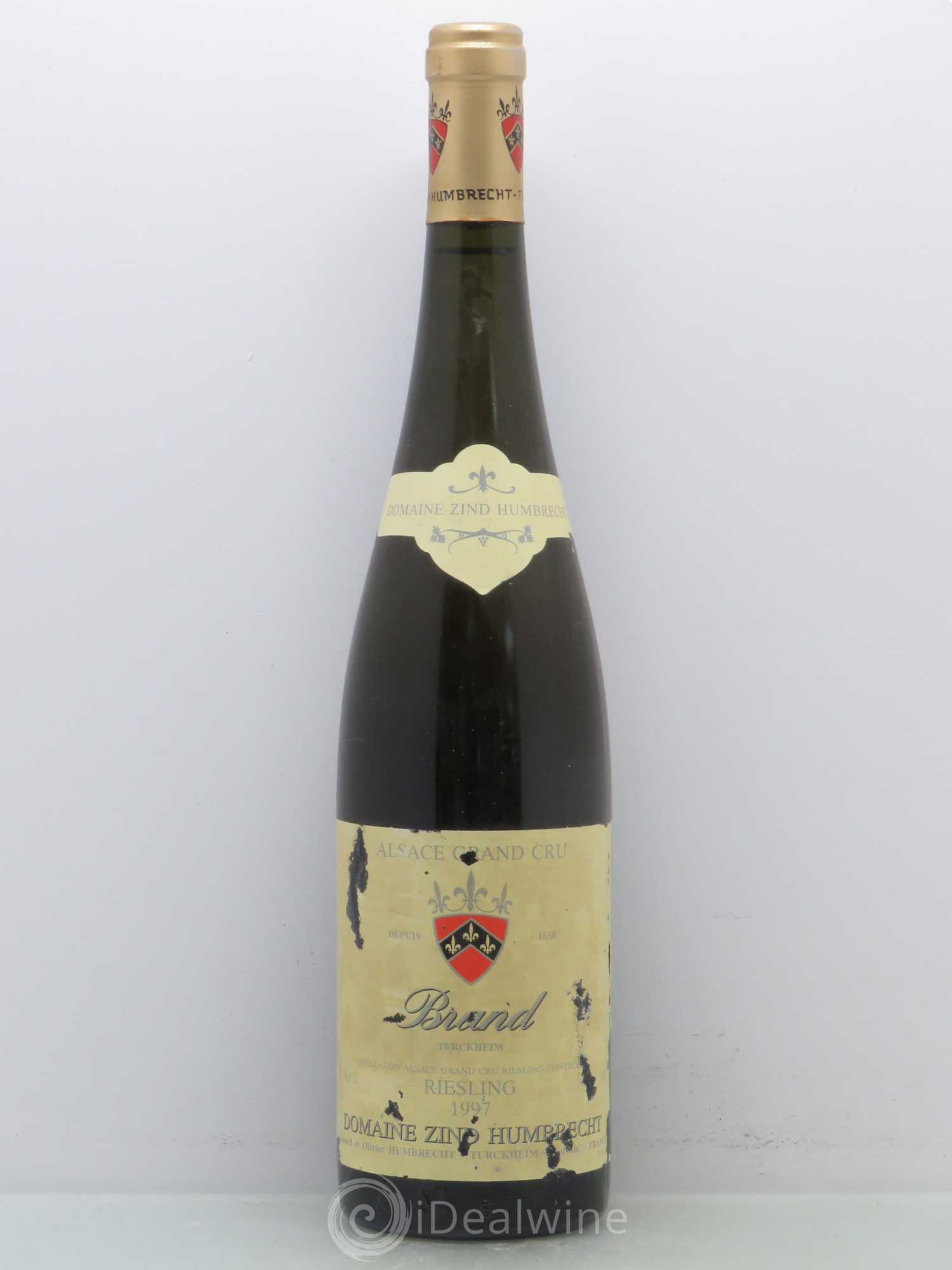Alsace Riesling Grand Cru Brand Zind-Humbrecht (Domaine) 1997 - Lot de 1 bouteille - 0