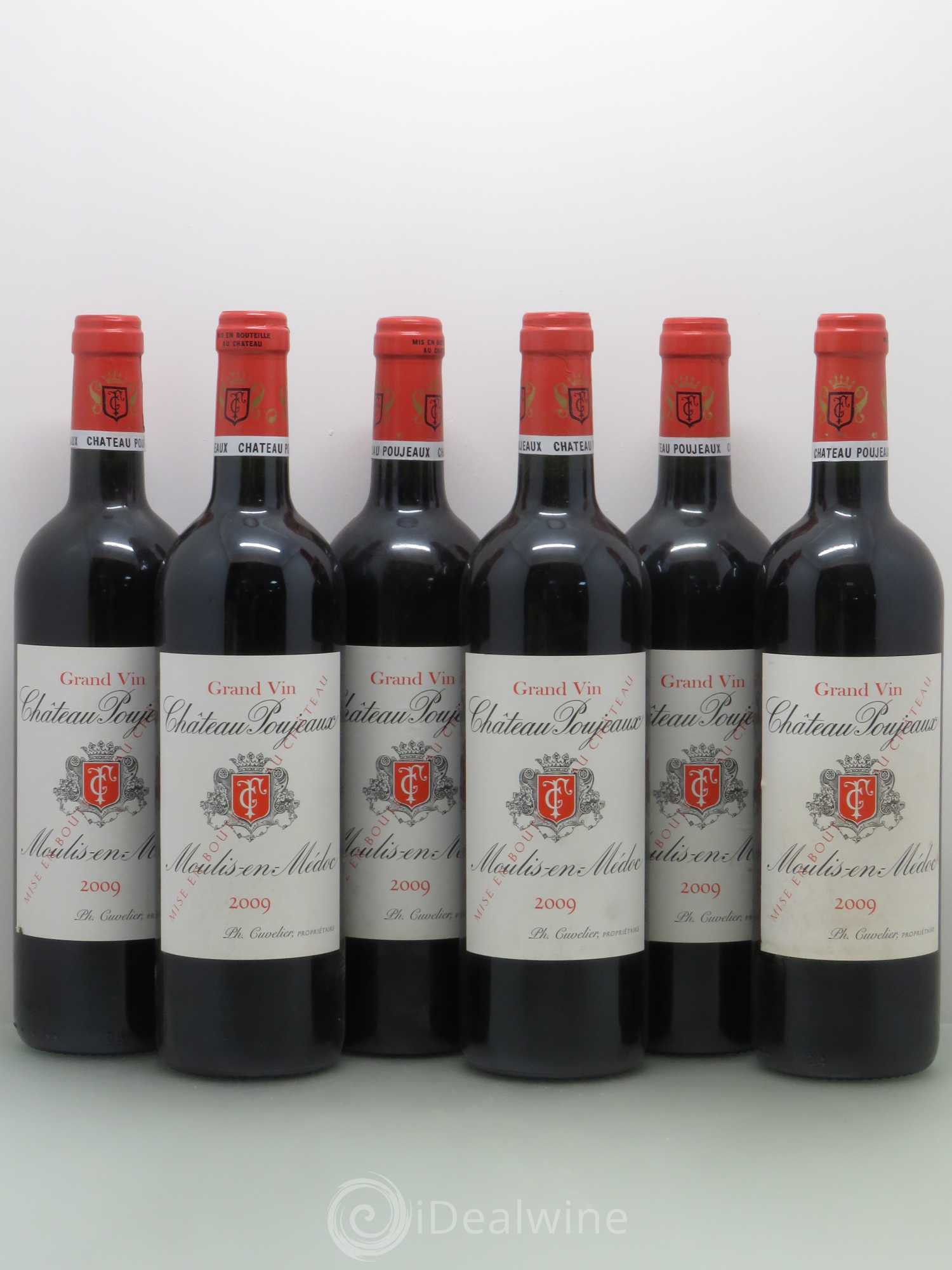 Château Poujeaux 2009 - Lot de 6 bouteilles - 0