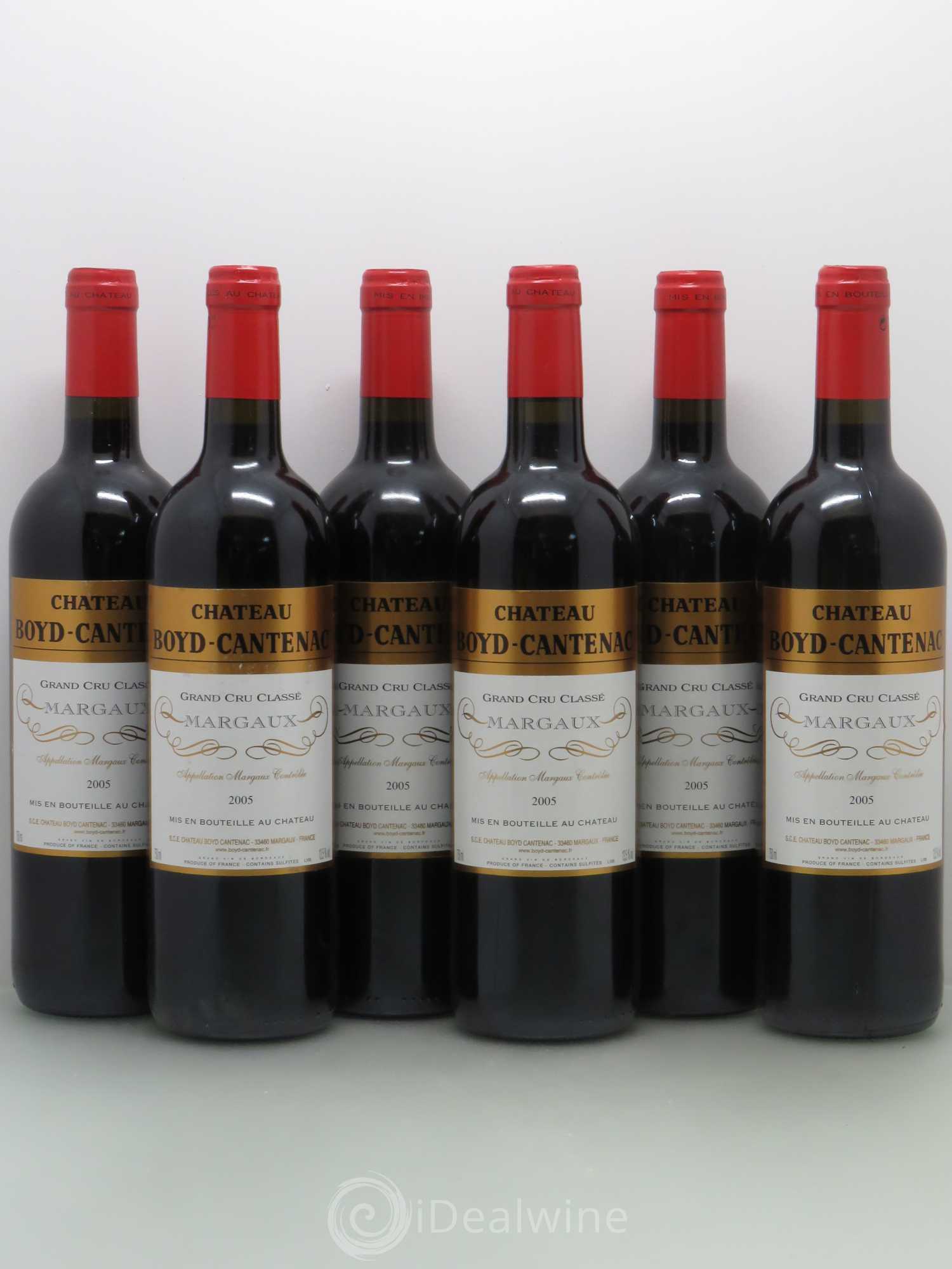 Château Boyd Cantenac 3ème Grand Cru Classé 2005 - Lot de 6 bouteilles - 0