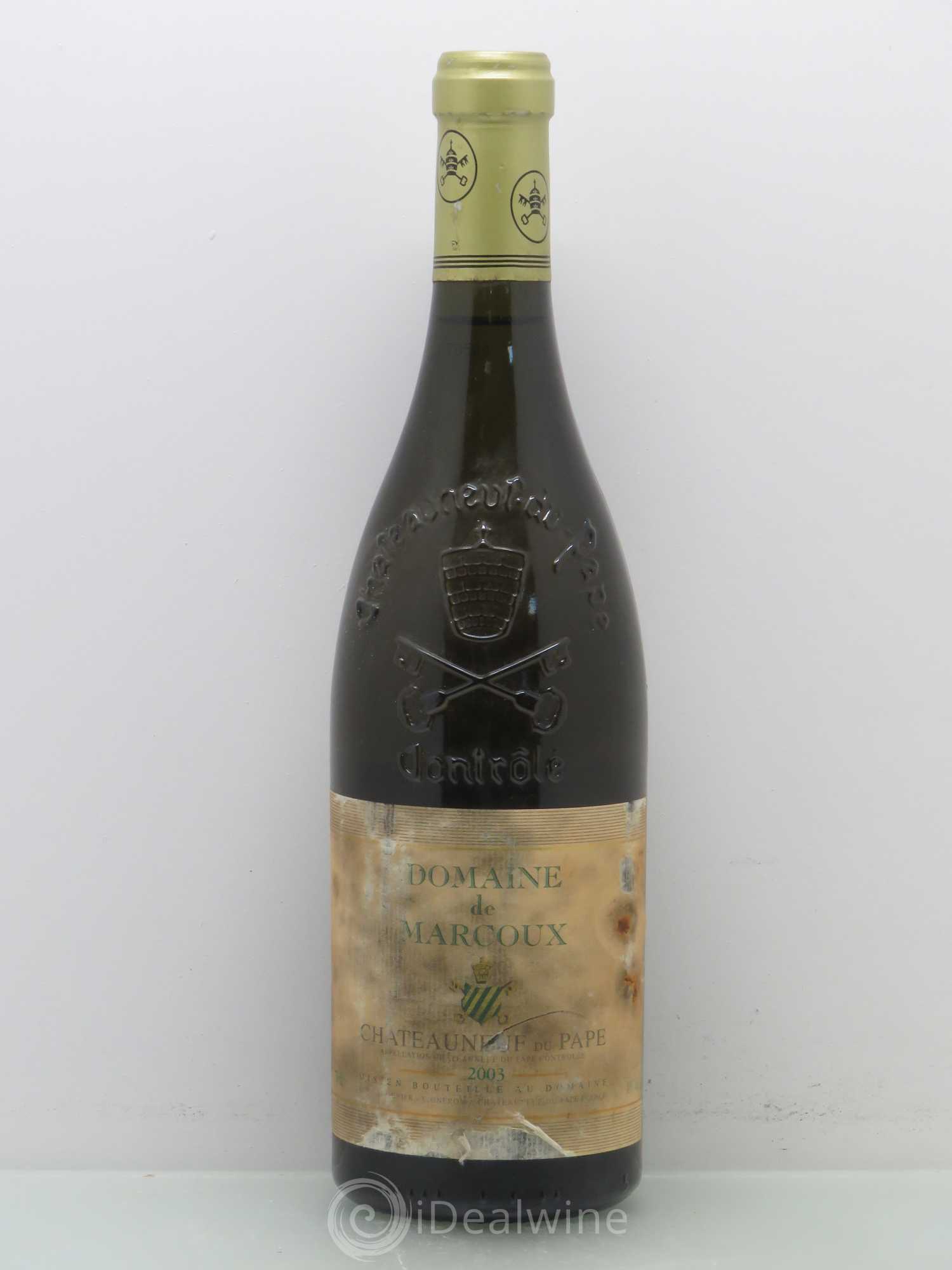 Châteauneuf-du-Pape Marcoux (Domaine de) 2003 - Lot de 1 bouteille - 0