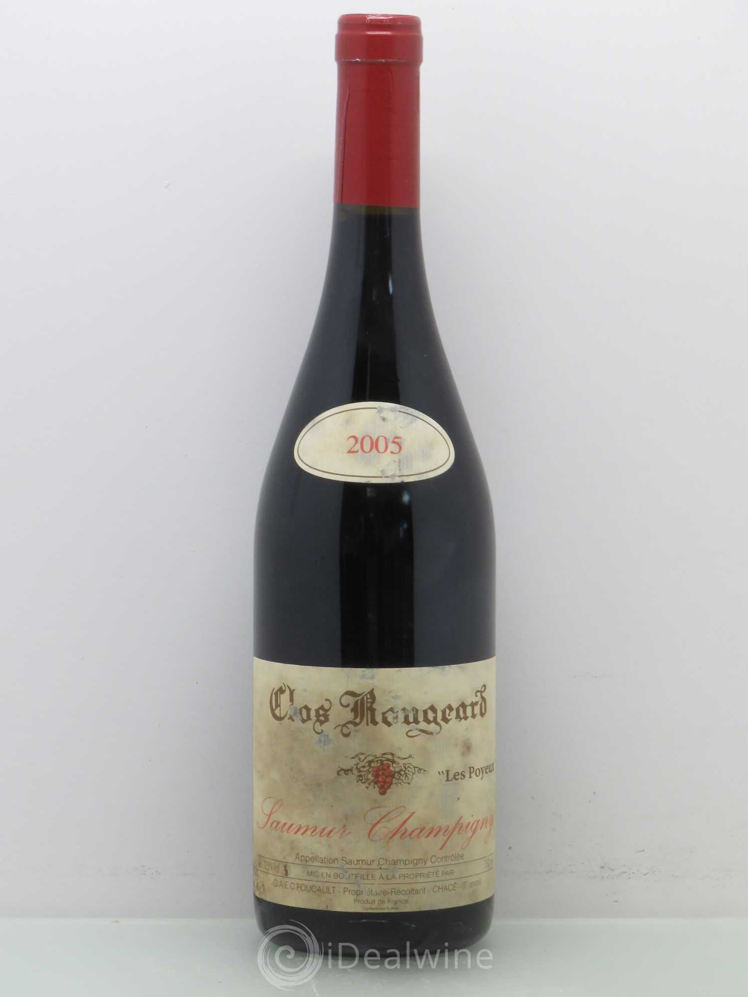 Saumur-Champigny Les Poyeux Clos Rougeard 2005 - Lot de 1 bouteille - 0