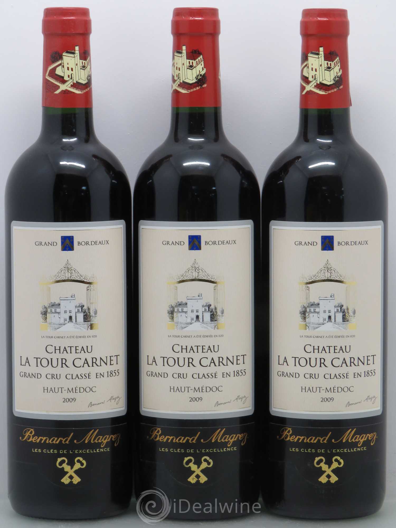 Château la Tour Carnet 4ème Grand Cru Classé 2009 - Lot de 6 bouteilles - 2