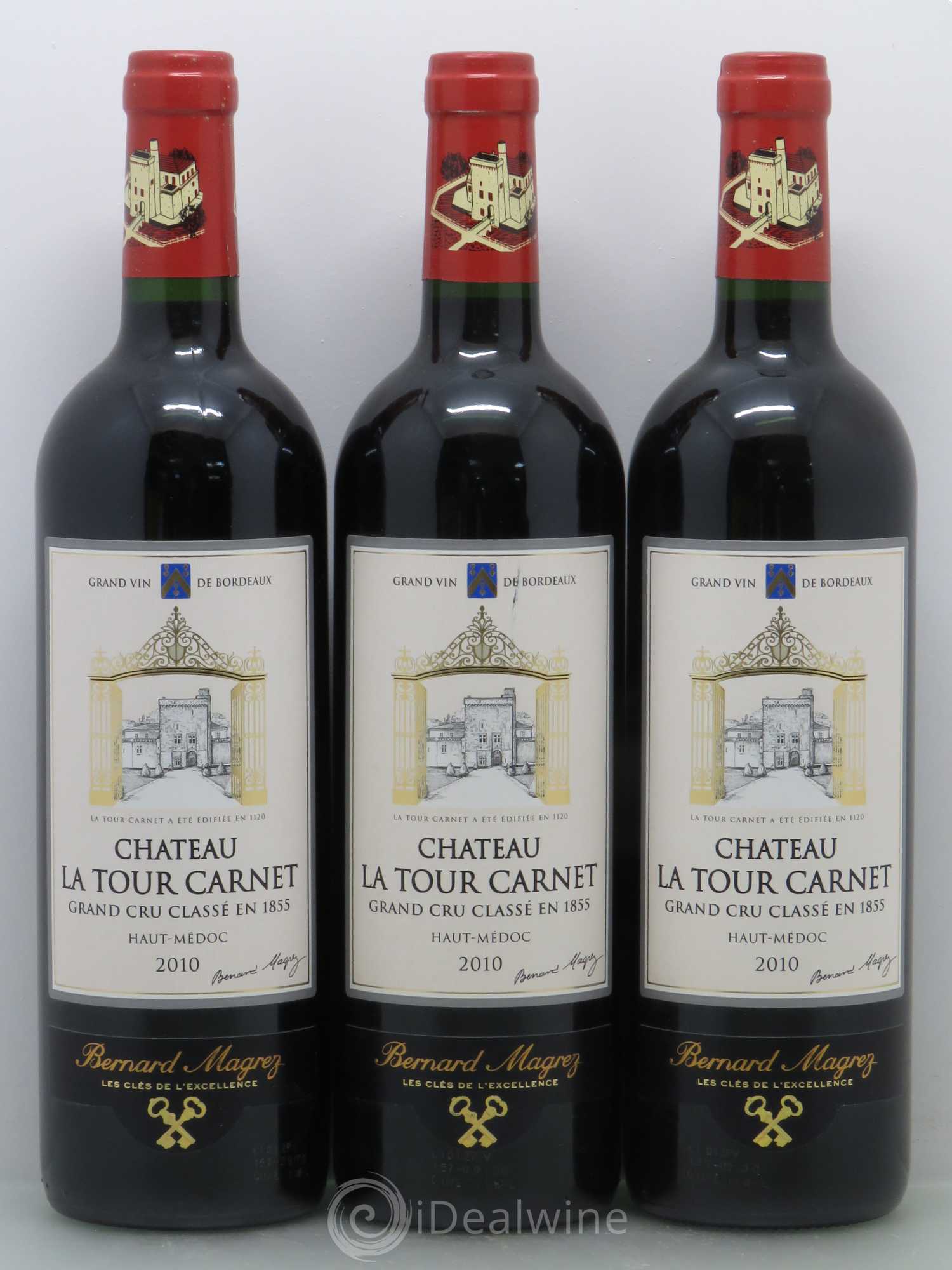 Château la Tour Carnet 4ème Grand Cru Classé 2010 - Lot de 6 bouteilles - 2