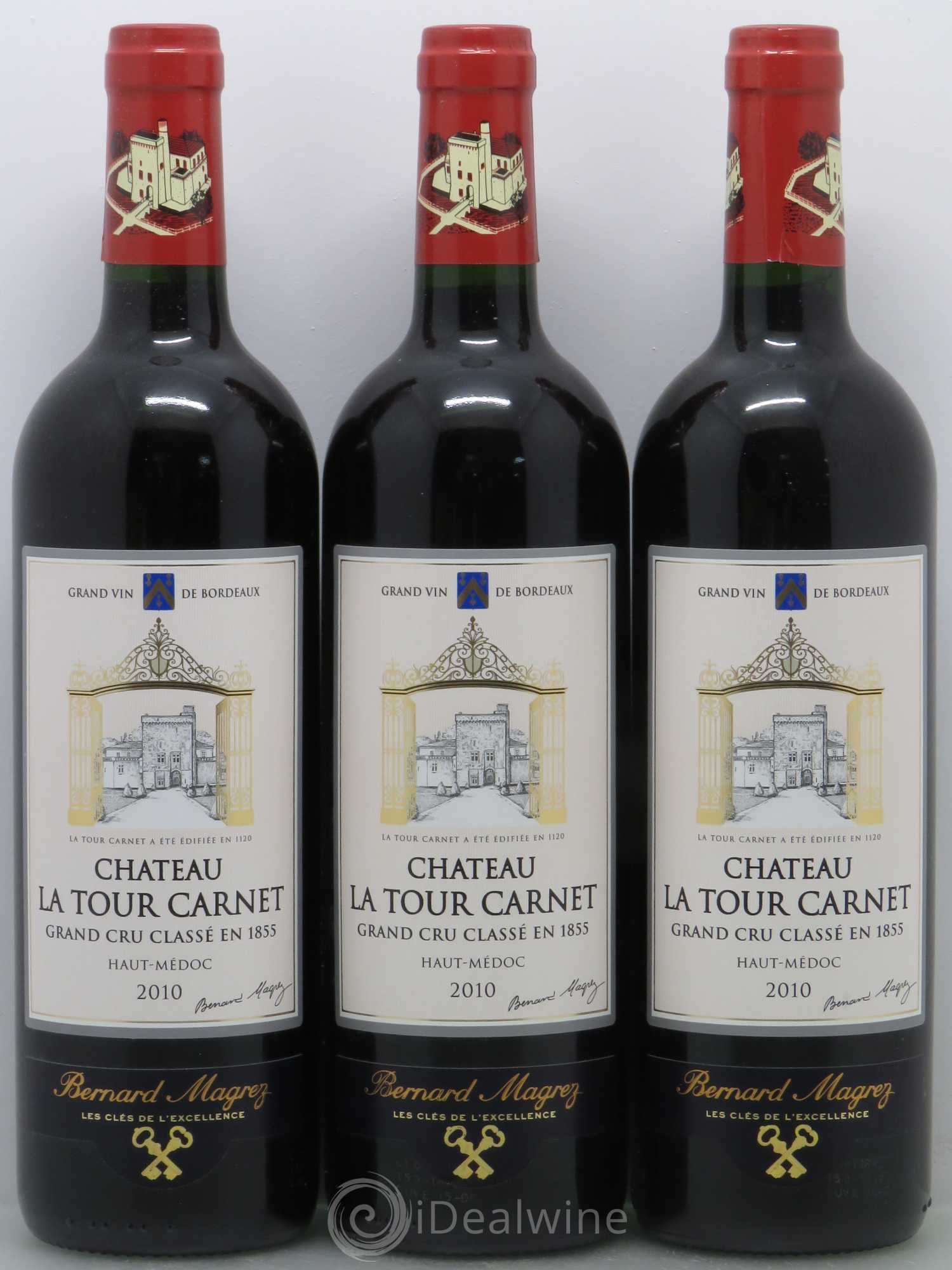 Château la Tour Carnet 4ème Grand Cru Classé 2010 - Lot de 6 bouteilles - 2