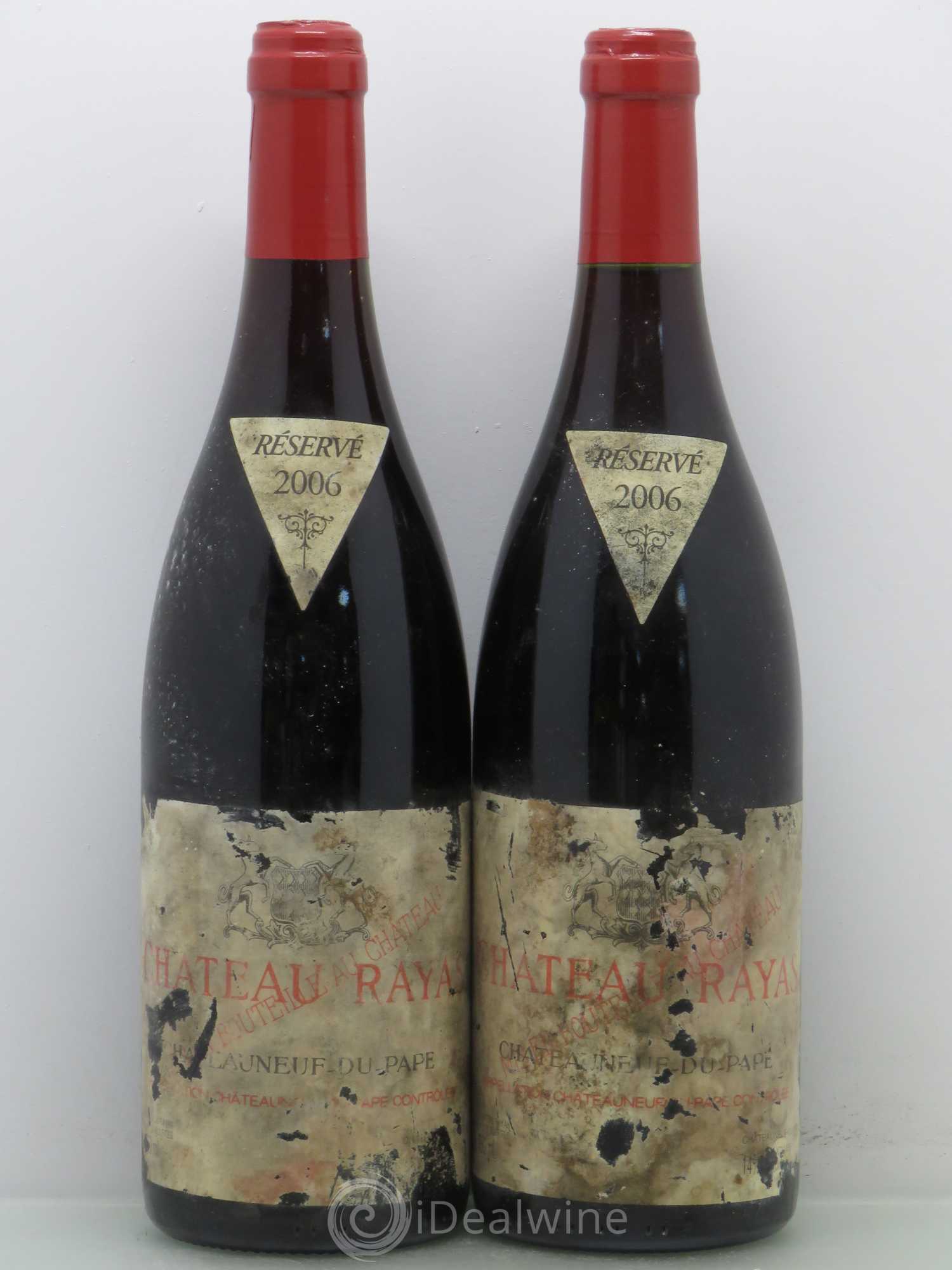 Châteauneuf-du-Pape Château Rayas Emmanuel Reynaud 2006 - Lot de 2 bouteilles - 0