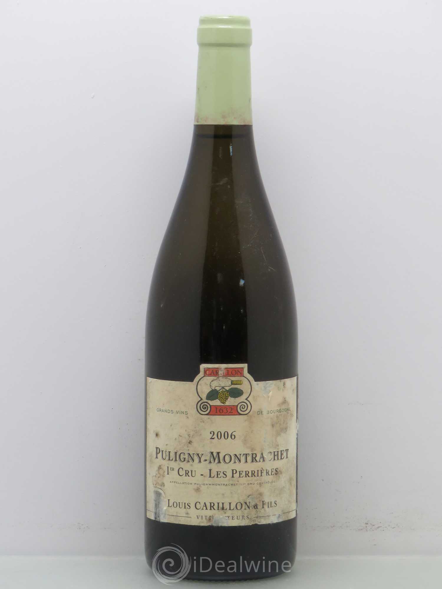 Puligny-Montrachet 1er Cru Les Perrières Louis Carillon & Fils 2006 - Lot de 1 bouteille - 0
