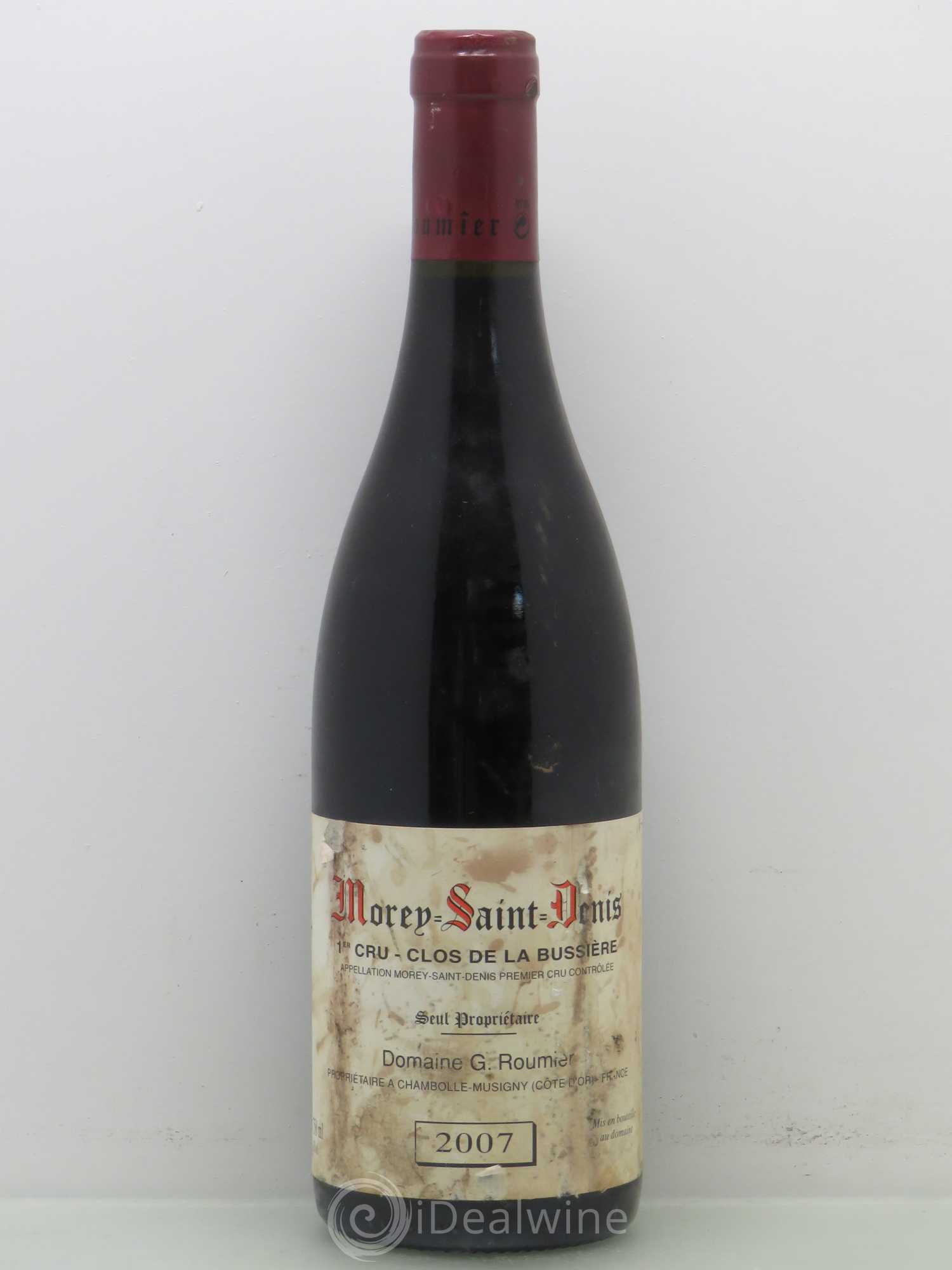 Morey-Saint-Denis 1er Cru Clos de la Bussière Georges Roumier (Domaine) 2007 - Lot de 1 bouteille - 0