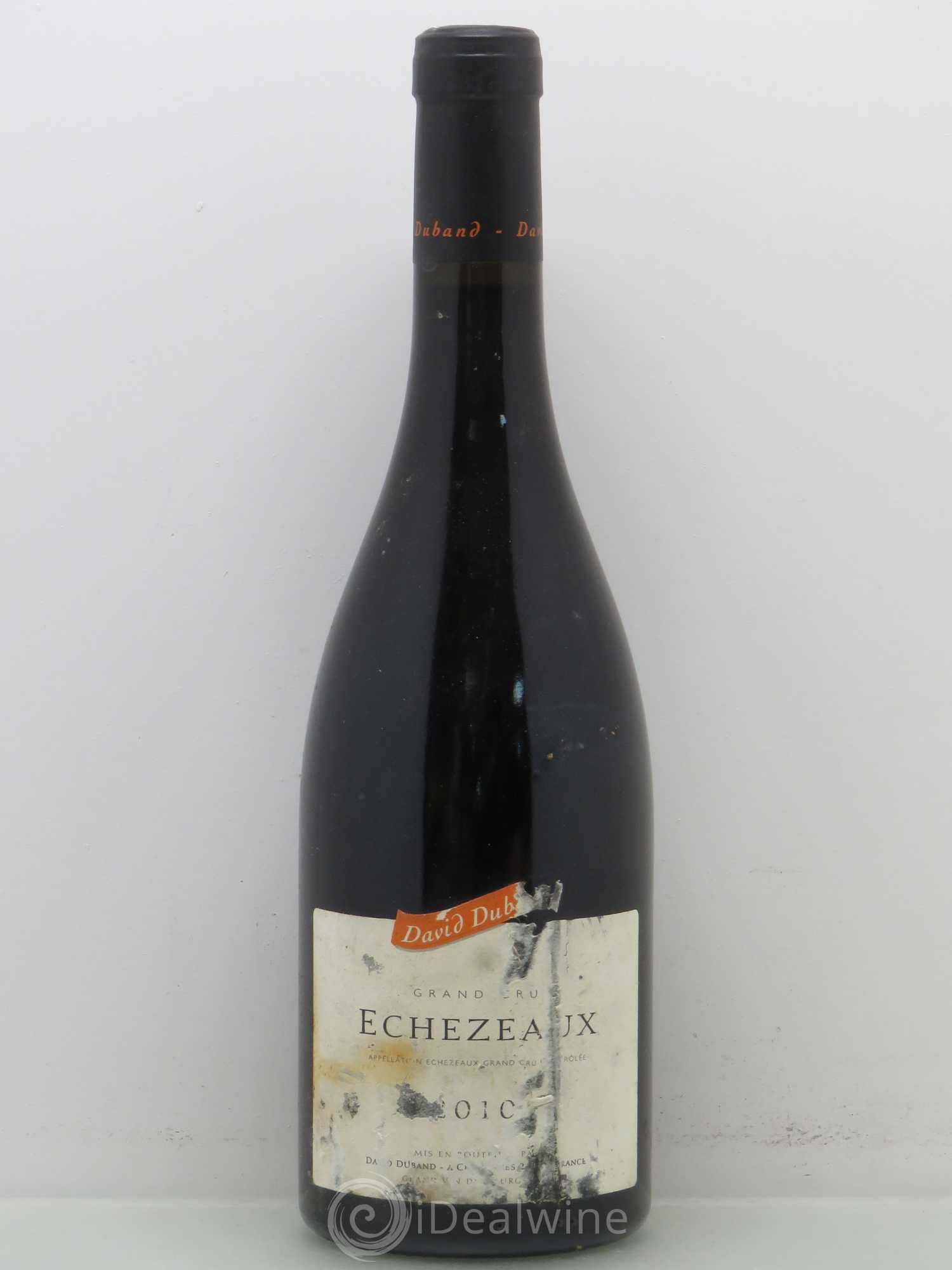 Echezeaux Grand Cru David Duband (Domaine) 2010 - Lot de 1 bouteille - 0