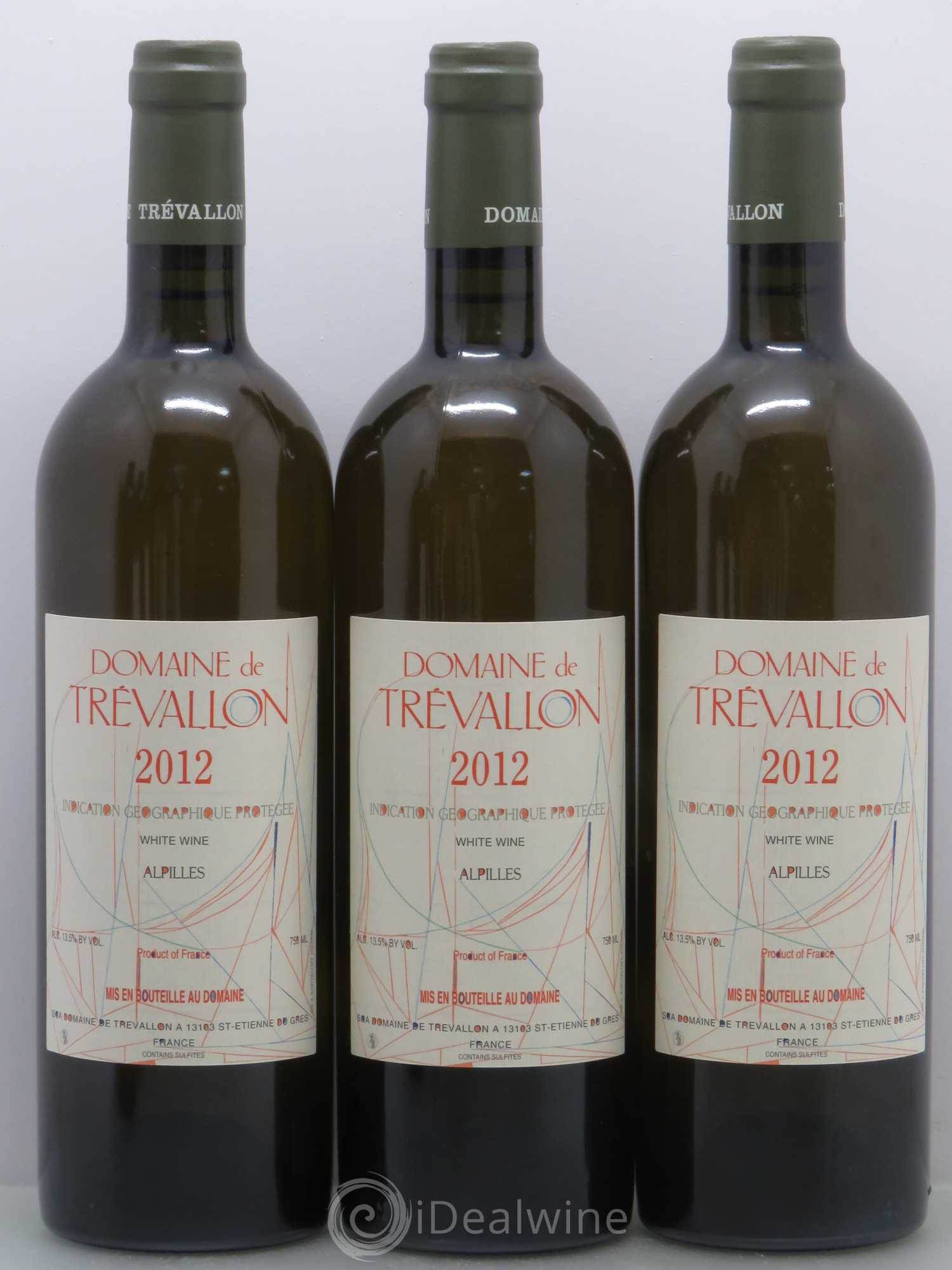 VDP Bouches du Rhône Trévallon (Domaine de) Eloi Dürrbach 2012 - Lot de 6 bouteilles - 1