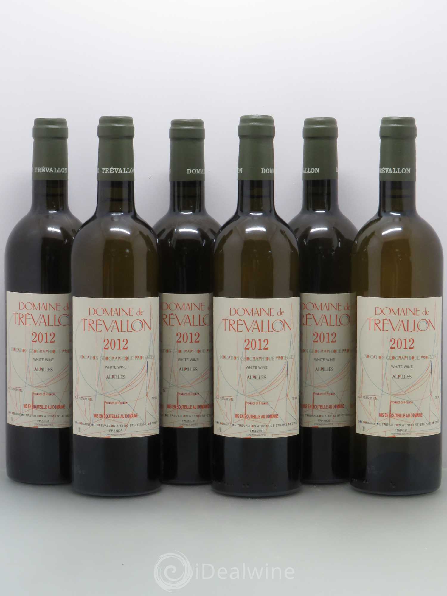 VDP Bouches du Rhône Trévallon (Domaine de) Eloi Dürrbach 2012 - Lot de 6 bouteilles - 0