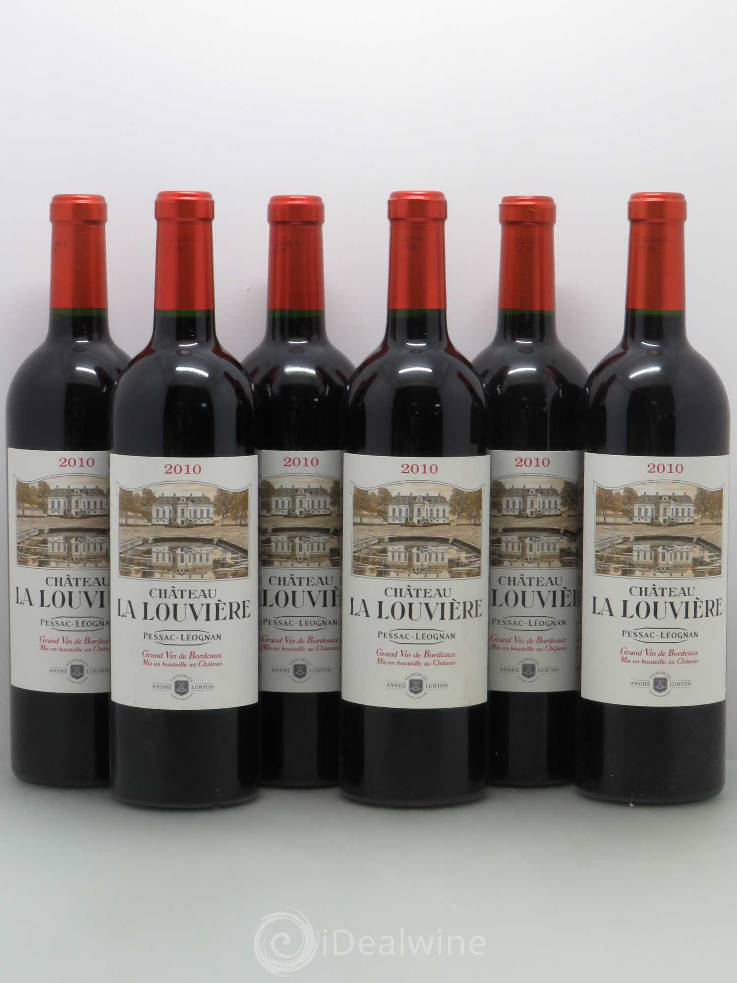 Château la Louvière 2010 - Lot de 6 bouteilles - 0