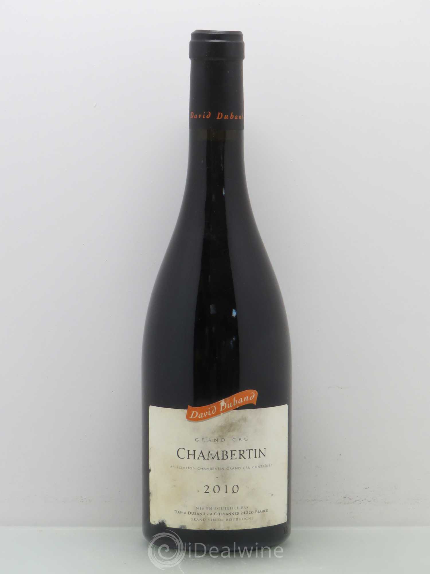 Chambertin Grand Cru Duband 2010 - Lot de 1 bouteille - 0