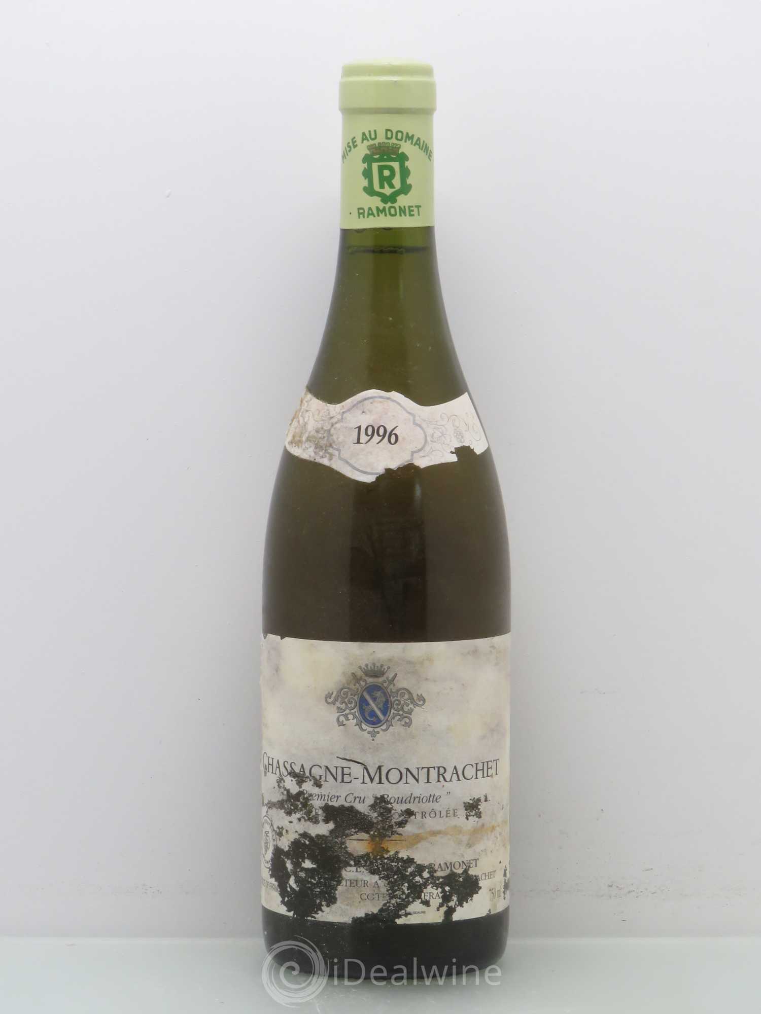 Chassagne-Montrachet 1er Cru Boudriotte Ramonet (Domaine) 1996 - Lot de 1 bouteille - 0