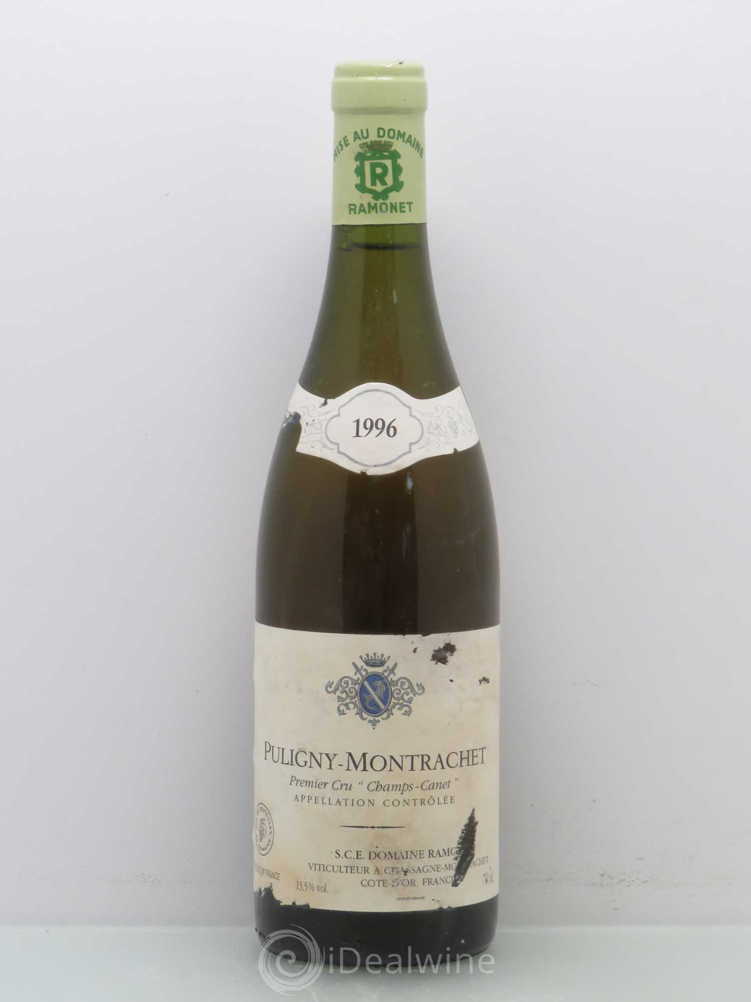Puligny-Montrachet 1er Cru Champs Canet Ramonet (Domaine) 1996 - Lot de 1 bouteille - 0