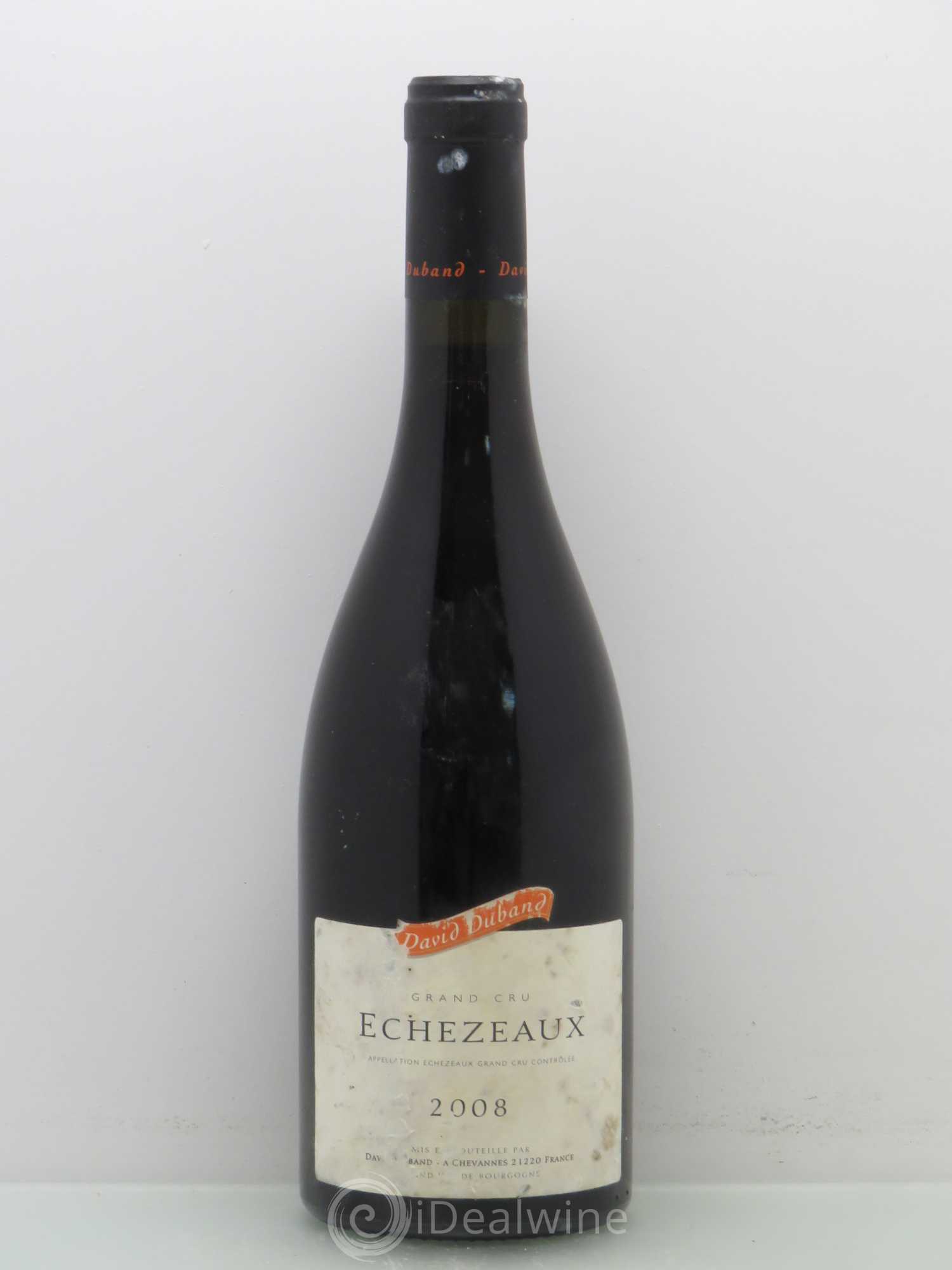 Echezeaux Grand Cru David Duband (Domaine) 2008 - Lot de 1 bouteille - 0