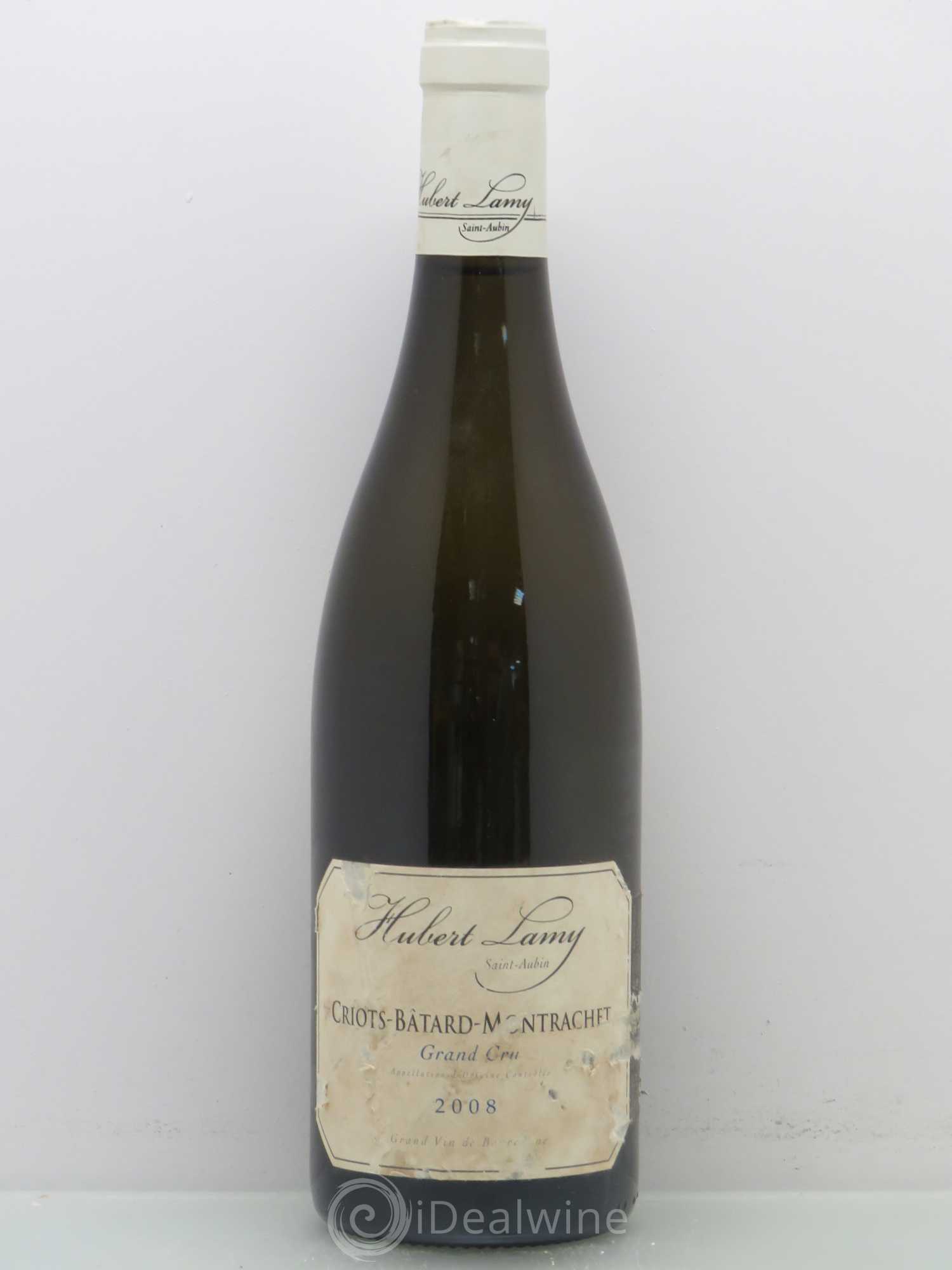 Criots-Bâtard-Montrachet Grand Cru Hubert Lamy 2008 - Lot de 1 bouteille - 0