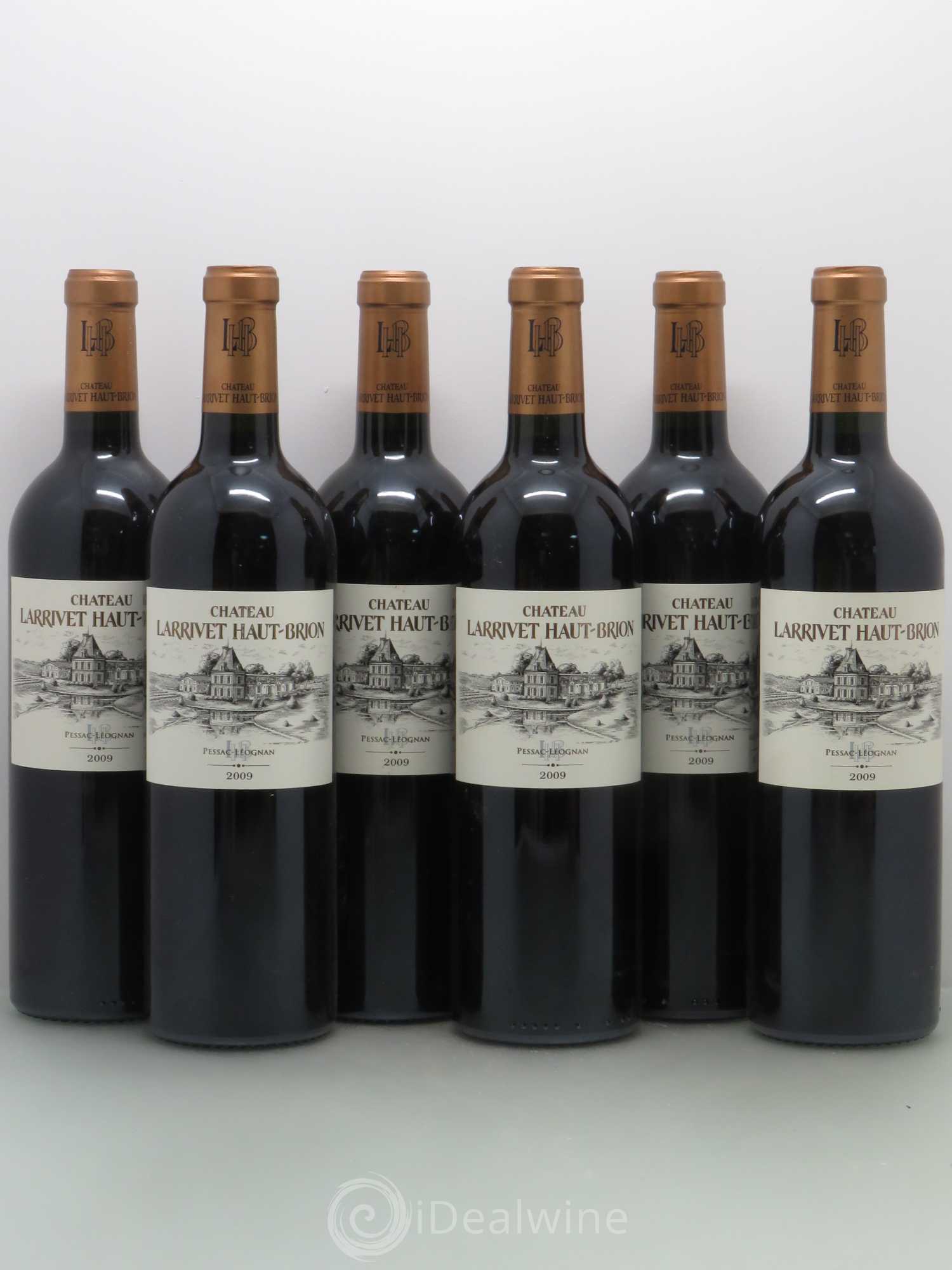 Château Larrivet Haut-Brion 2009 - Lot de 6 bouteilles - 0