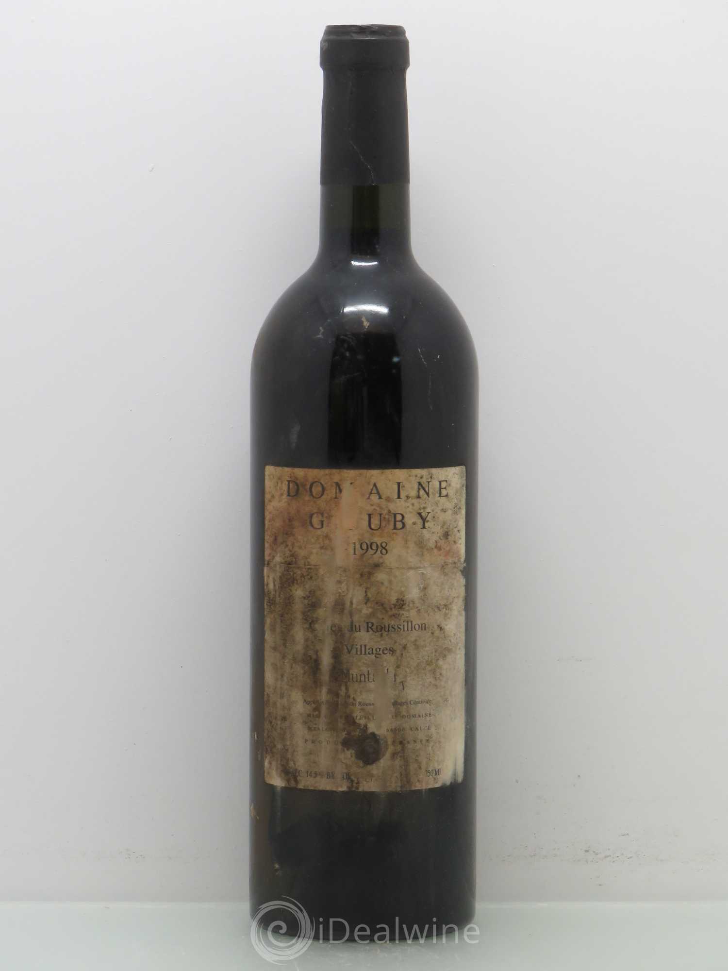 Côtes Catalanes (anciennement Côtes du Roussillon Villages) La Muntada Gauby (Domaine) 1998 - Lot de 1 bouteille - 0