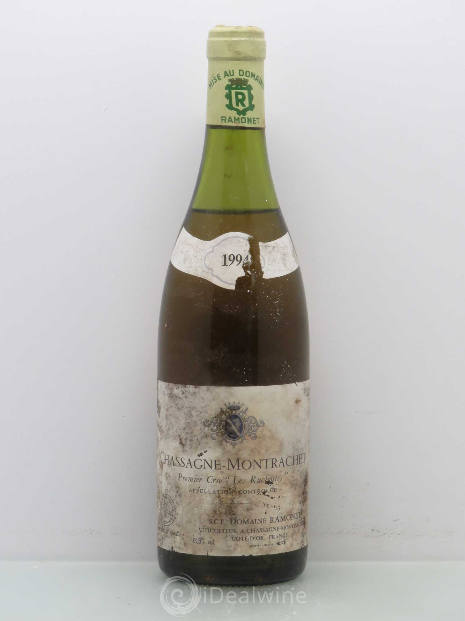 Chassagne-Montrachet 1er Cru Les Ruchottes Ramonet (Domaine) 1994 - Lot de 1 bouteille - 0