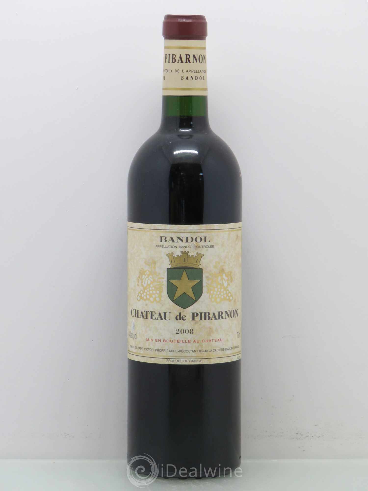 Bandol Château de Pibarnon Comte de Saint-Victor 2008 - Lot de 1 bouteille - 0