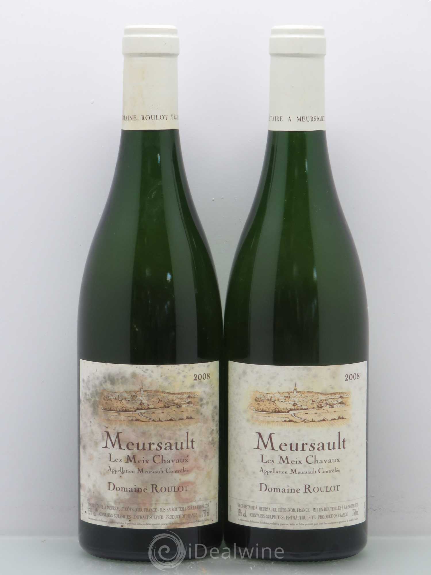 Meursault Meix Chavaux Roulot (Domaine) 2008 - Lot de 2 bouteilles - 0