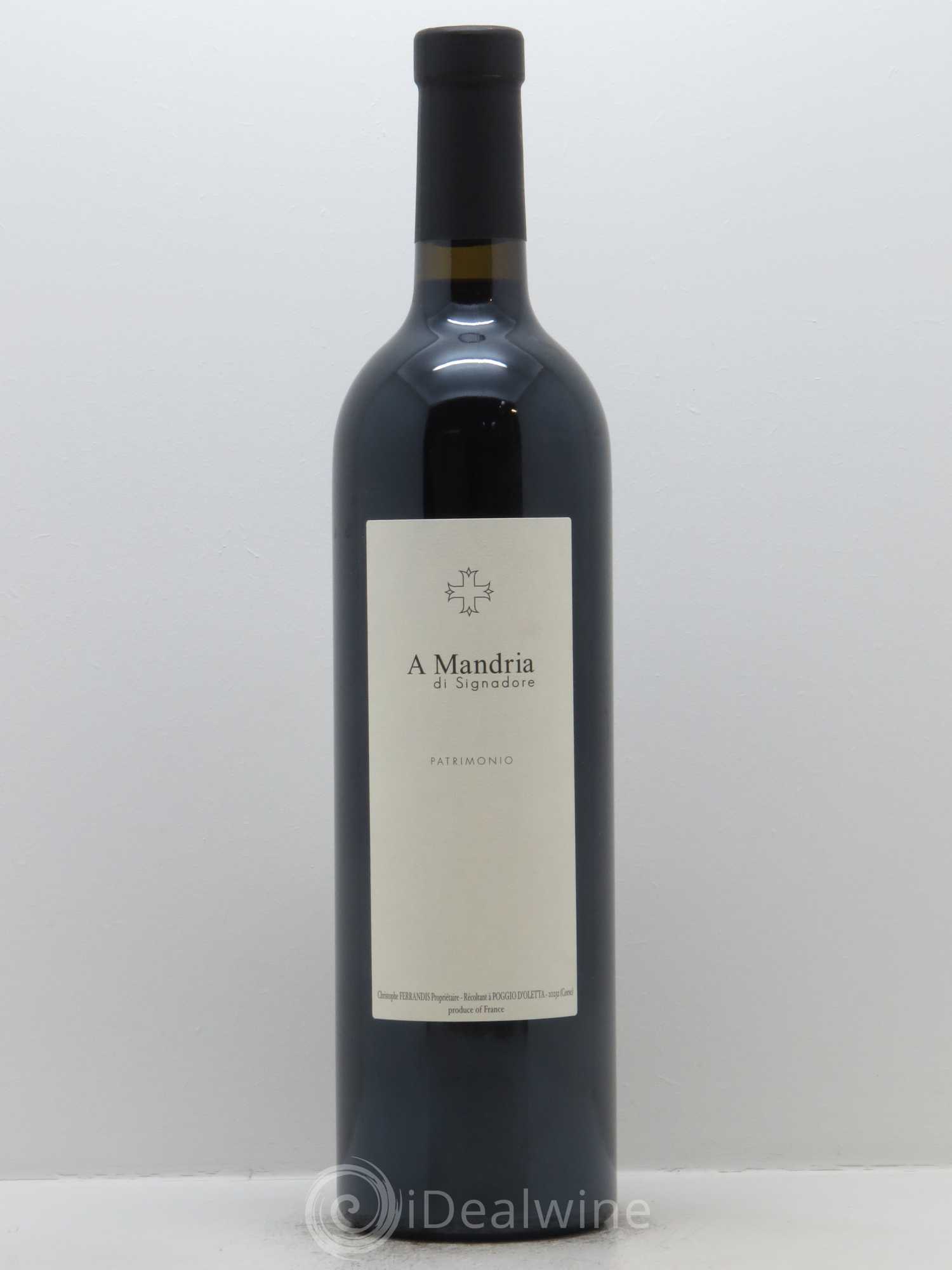 Patrimonio Clos Signadore A Mandria Christophe Ferrandis 2016 - Lot de 1 bouteille - 0