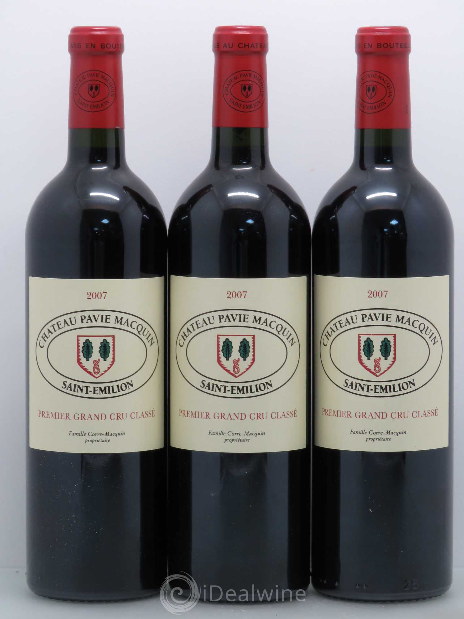 Château Pavie Macquin 1er Grand Cru Classé B 2007 - Lot de 12 bouteilles - 2