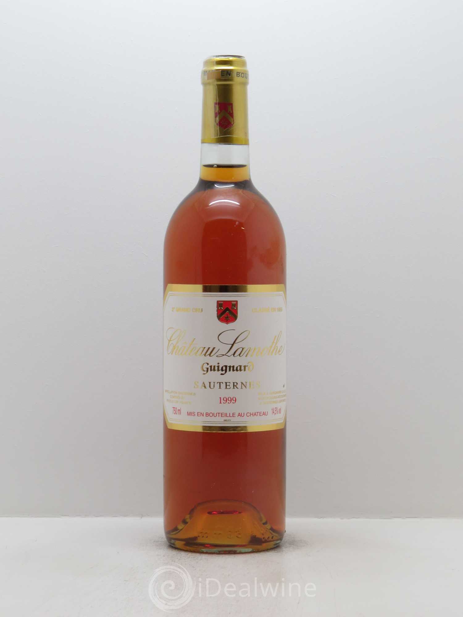 Château Lamothe Guignard 2ème Grand Cru Classé 1999 - Lotto di 1 bottiglia - 0