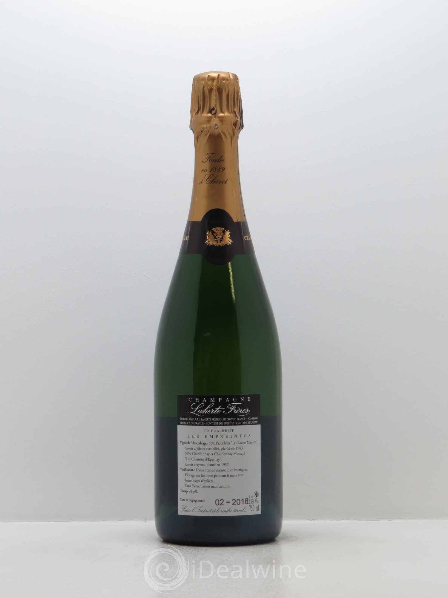 Les Empreintes Extra-Brut Laherte Frères 2011 - Lot de 1 bouteille - 1