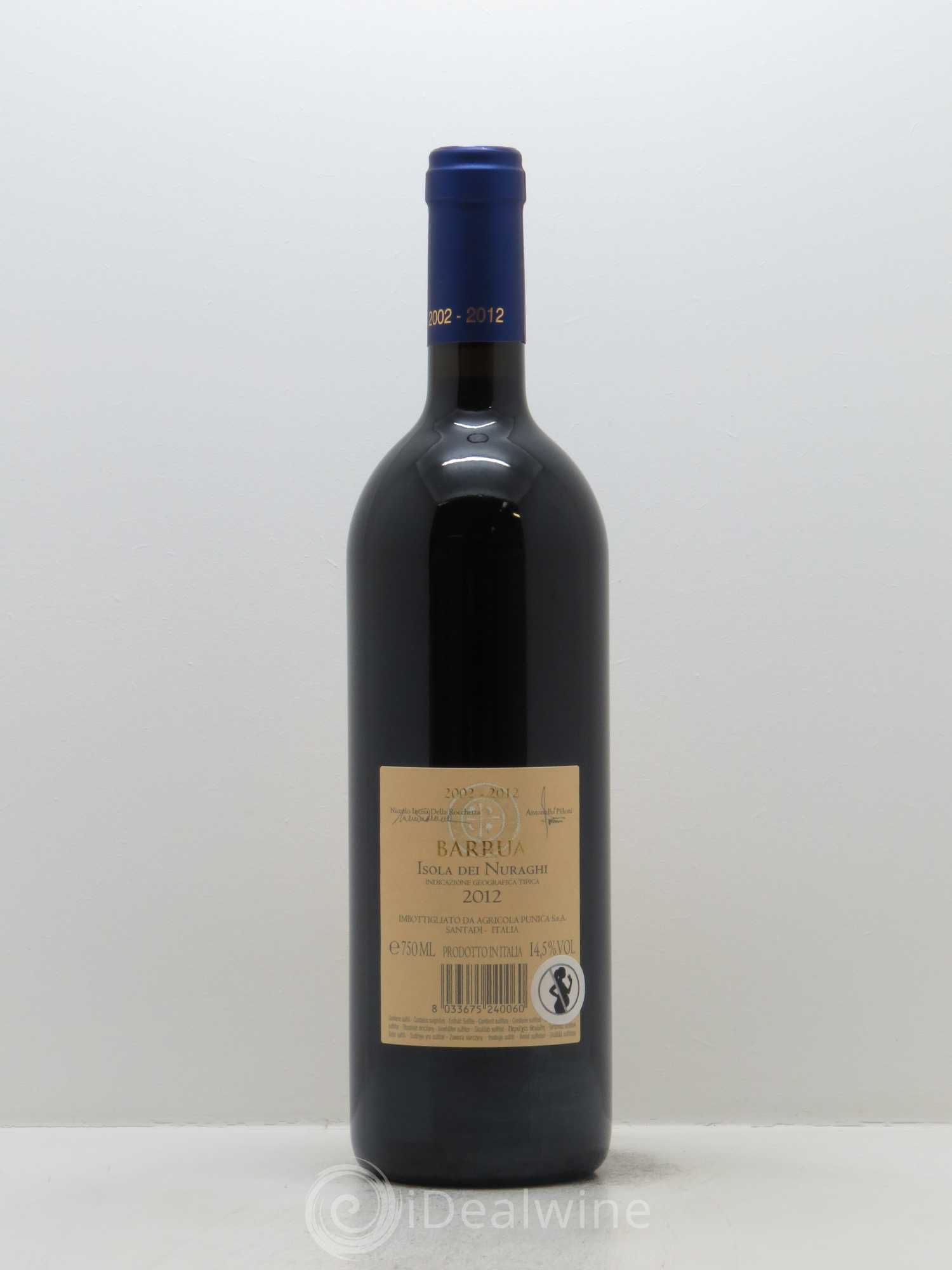 Isola dei Nuraghi IGT Barrua Agricola Punica 2012 - Lot de 1 bouteille - 1