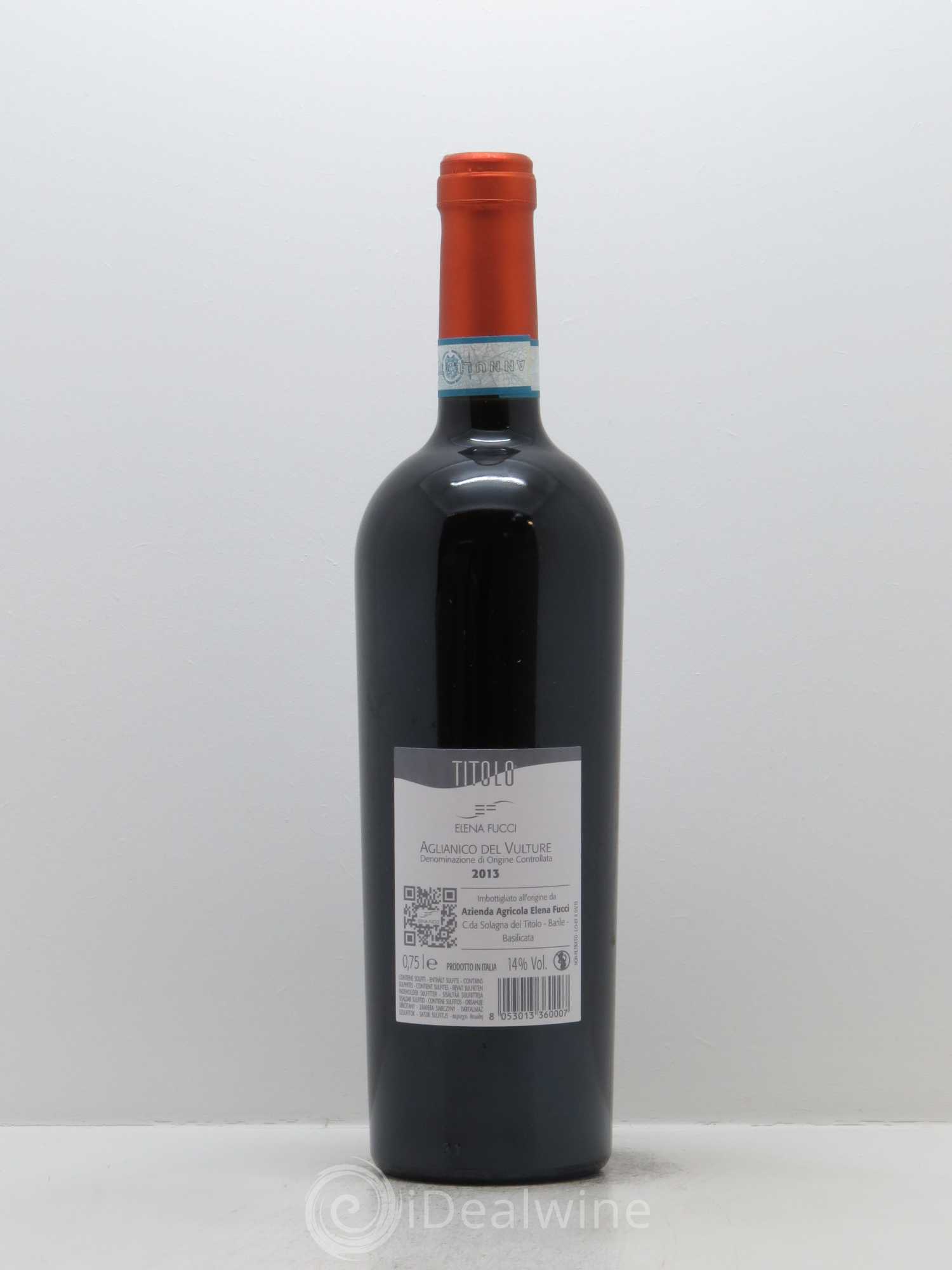 Aglianico del Vulture DOC Elena Fucci Titolo 2013 - Lot of 1 bottle - 1