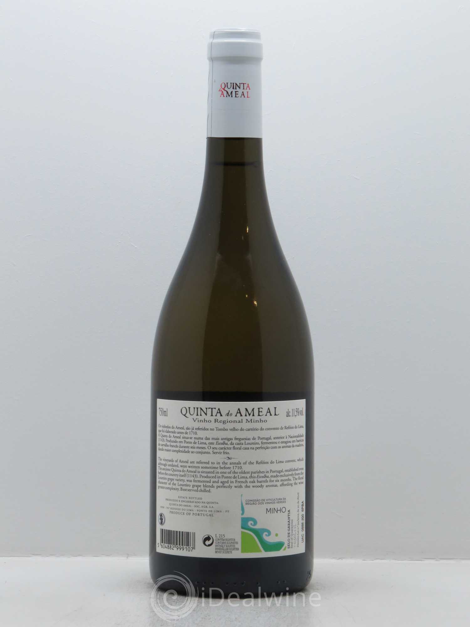 Vinho Verde Quinta do Ameal Escolha 2015 - Lot de 1 bouteille - 1