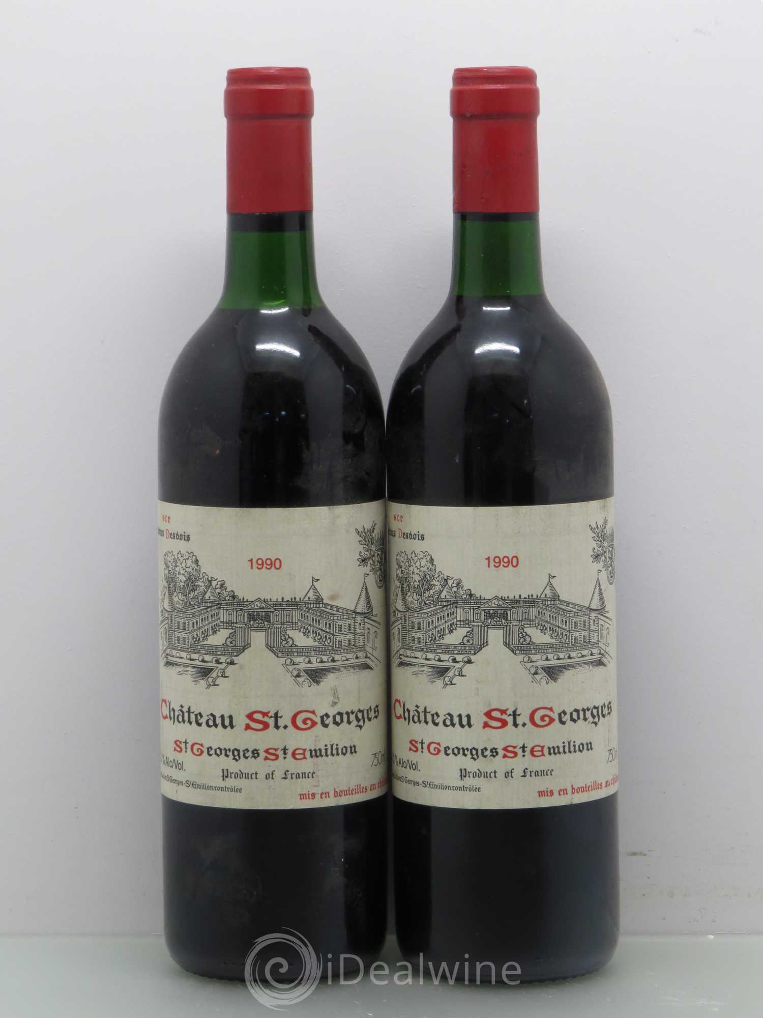 Château Saint-Georges 1990 - Lot de 2 bouteilles - 0