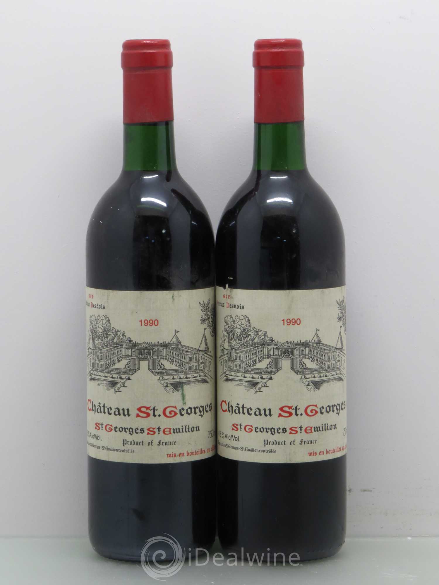 Château Saint-Georges 1990 - Lot de 2 bouteilles - 0