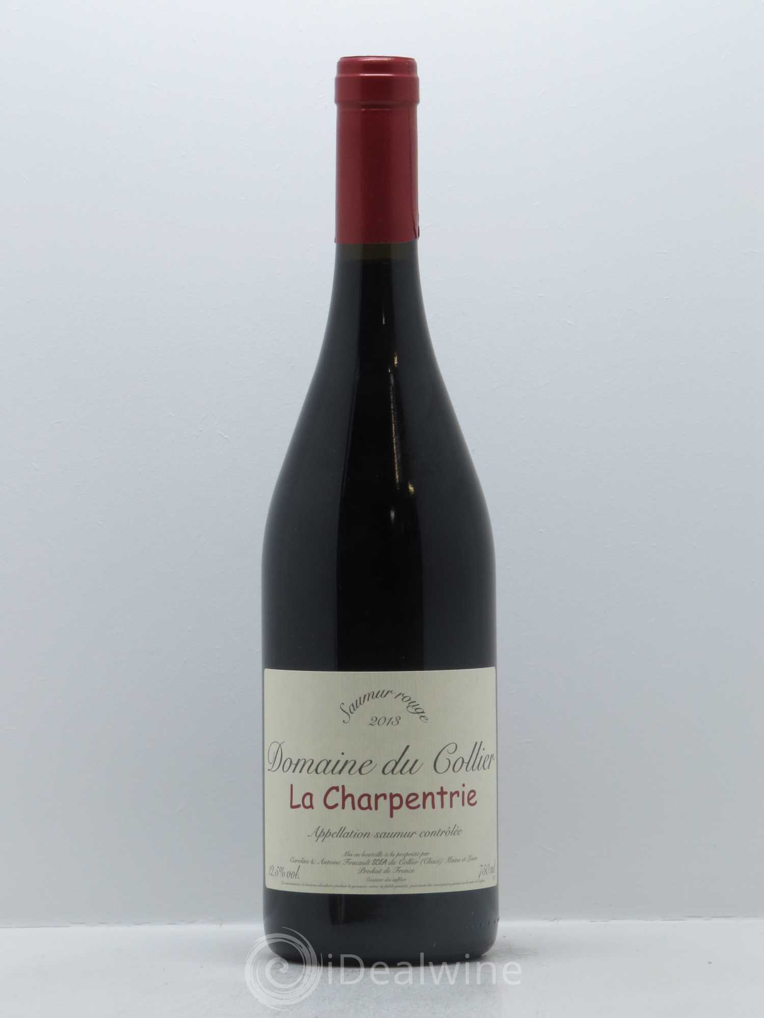 Saumur La Charpentrie Domaine du Collier 2013 - Lot de 1 bouteille - 0