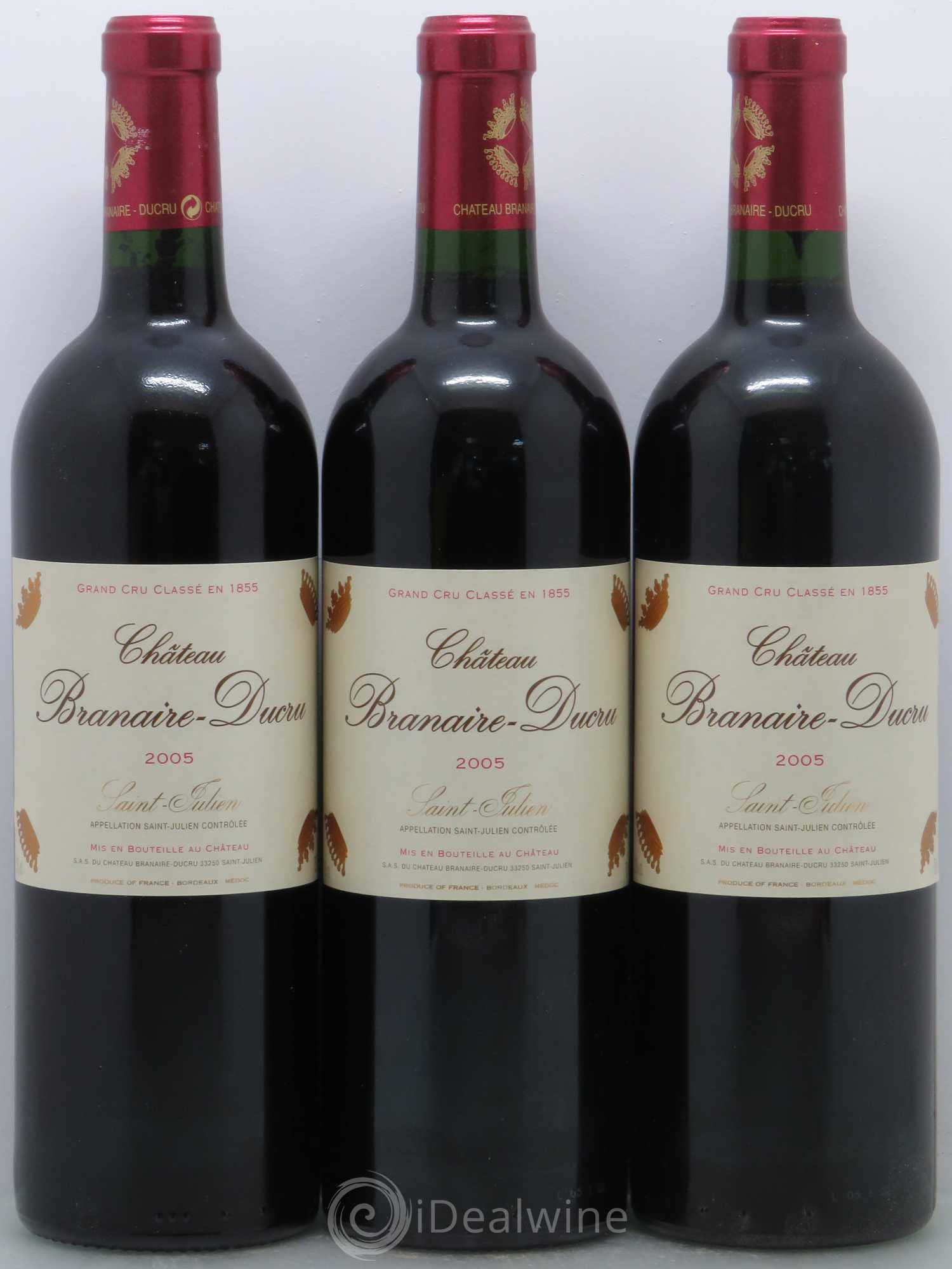 Château Branaire Ducru 4ème Grand Cru Classé 2005 - Lot de 6 bouteilles - 2