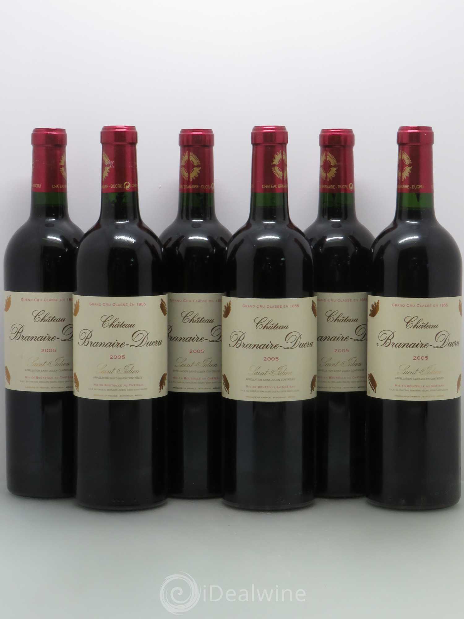 Château Branaire Ducru 4ème Grand Cru Classé 2005 - Lot de 6 bouteilles - 0