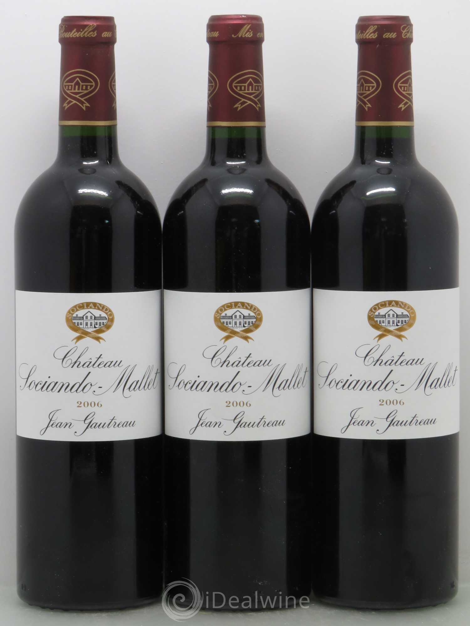 Château Sociando Mallet 2006 - Lot de 6 bouteilles - 1