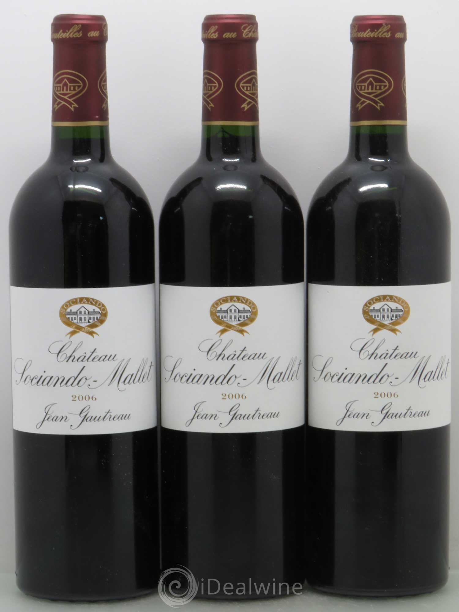 Château Sociando Mallet 2006 - Lot de 6 bouteilles - 2