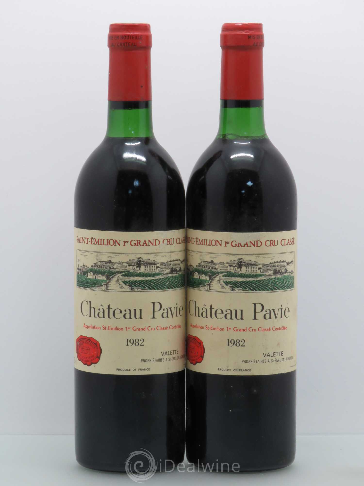 Château Pavie 1er Grand Cru Classé A 1982 - Lot de 2 bouteilles - 0