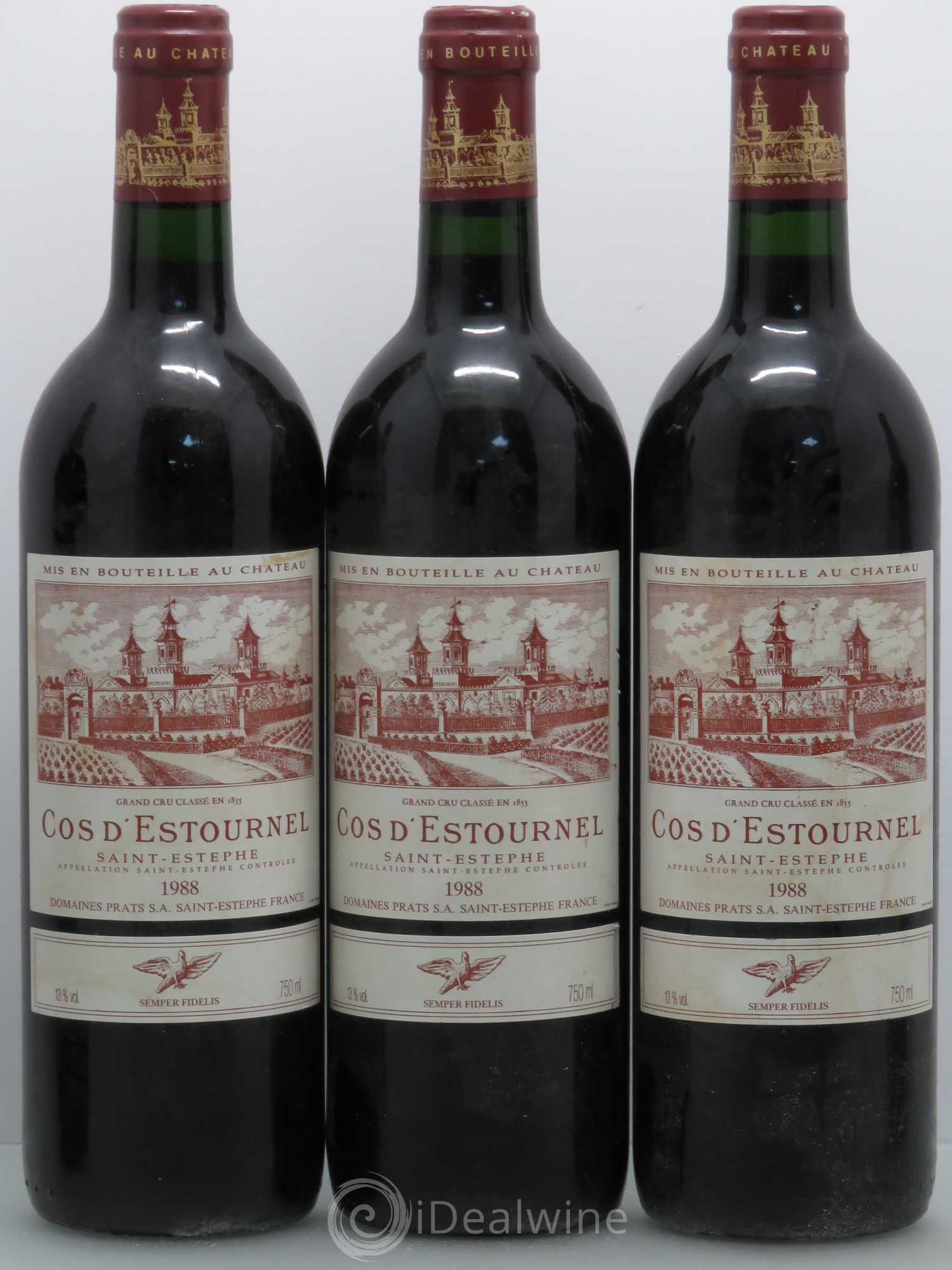 Cos d'Estournel 2ème Grand Cru Classé 1988 - Lot de 5 bouteilles - 1