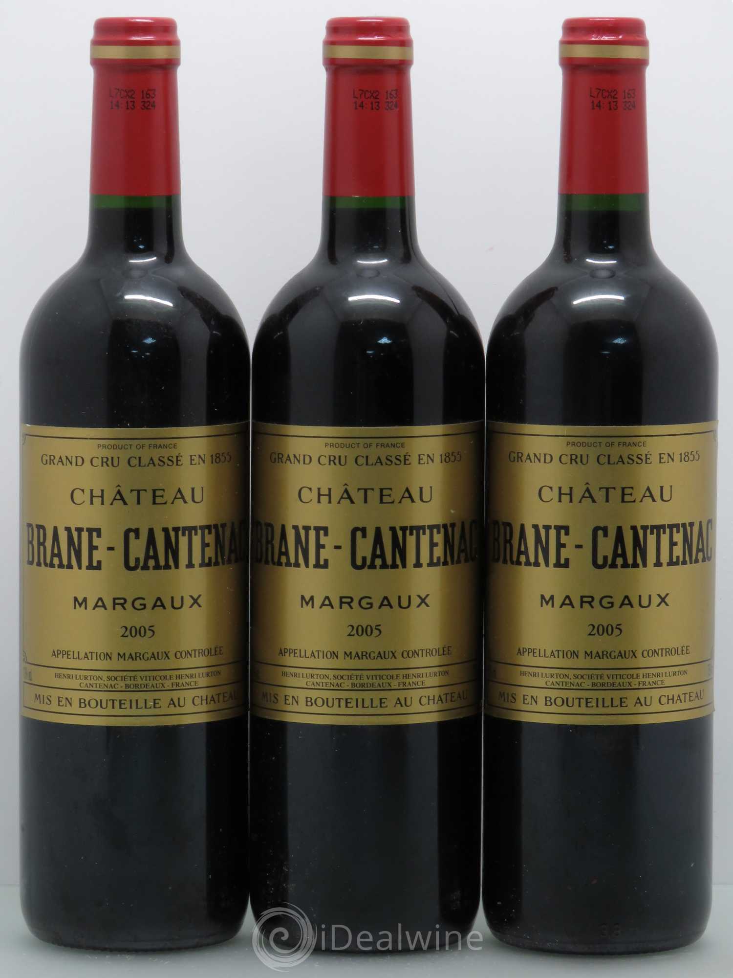 Château Brane Cantenac 2ème Grand Cru Classé 2005 - Lot de 6 bouteilles - 2