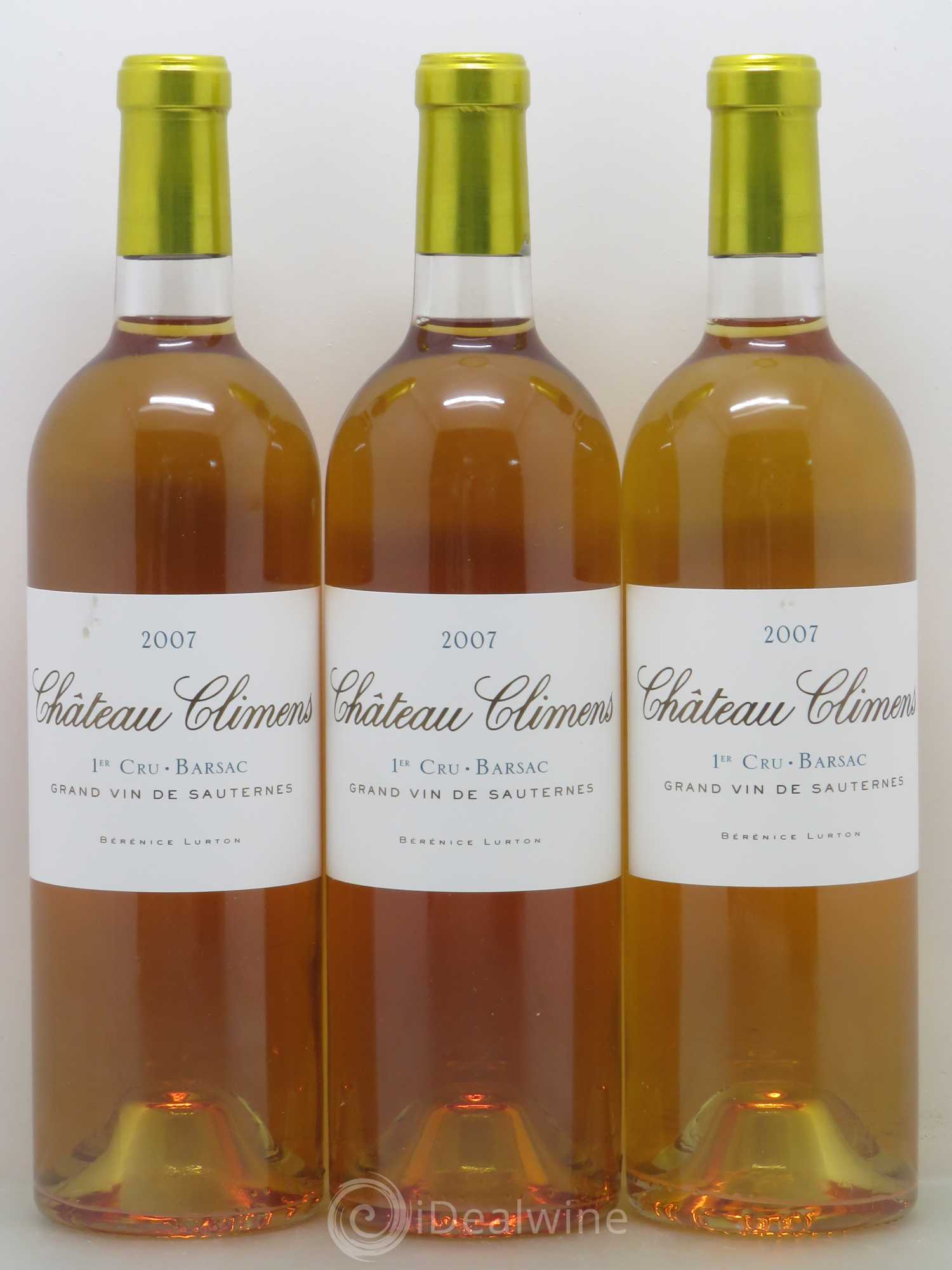 Château Climens 1er Grand Cru Classé 2007 - Lotto di 12 bottiglie - 2
