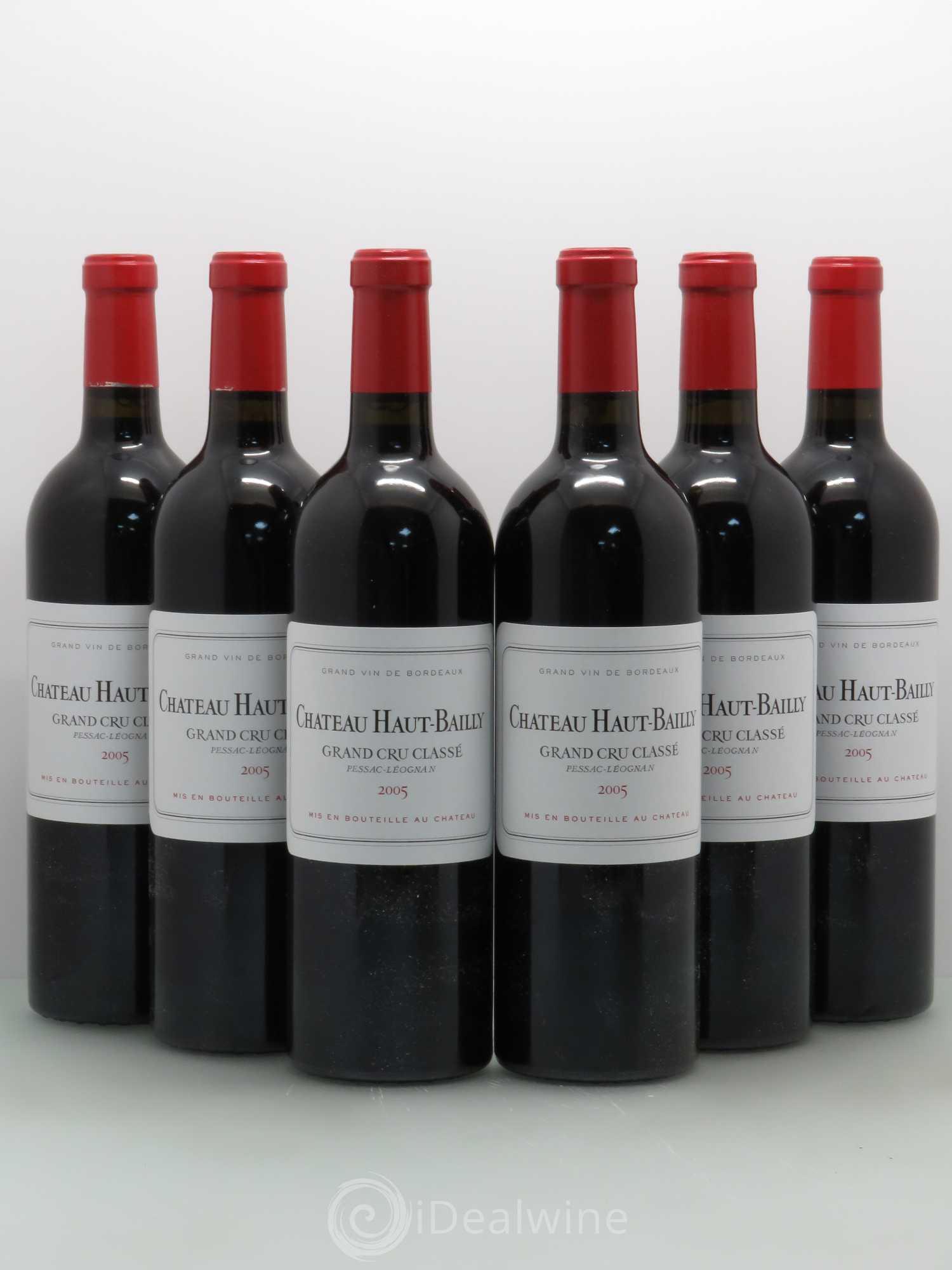 Château Haut-Bailly Cru Classé de Graves 2005 - Lot de 6 bouteilles - 0