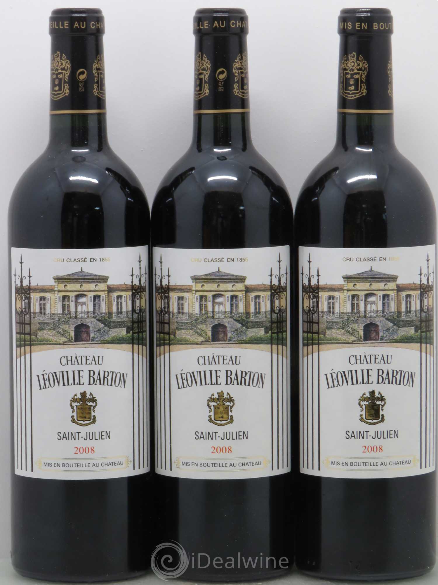 Château Léoville Barton 2ème Grand Cru Classé 2008 - Lot de 12 bouteilles - 2