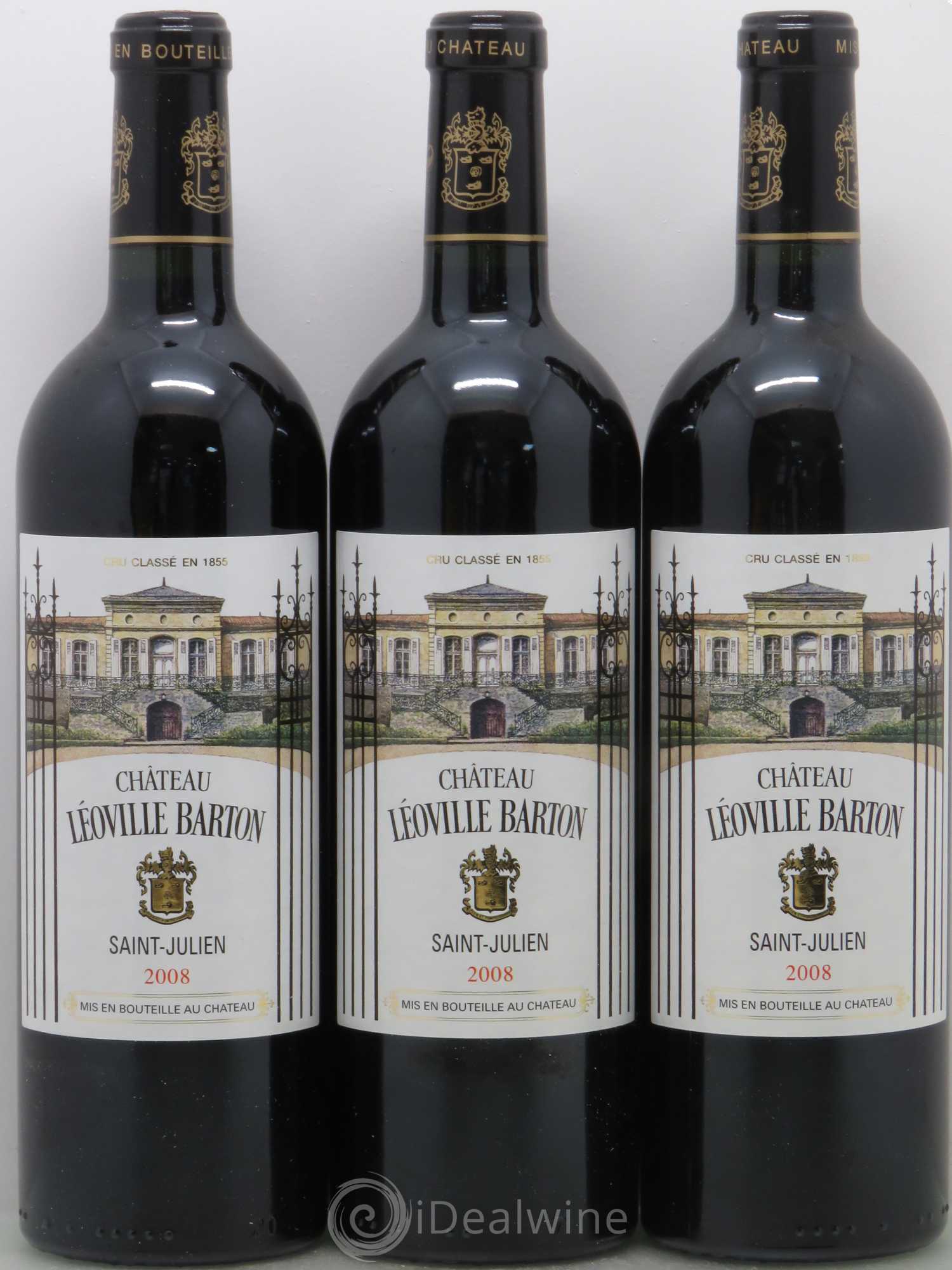 Château Léoville Barton 2ème Grand Cru Classé 2008 - Lot de 12 bouteilles - 4