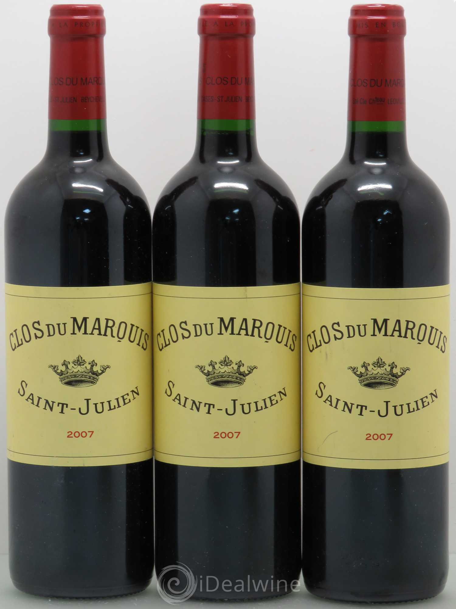 Clos du Marquis 2007 - Lot de 3 bouteilles - 0